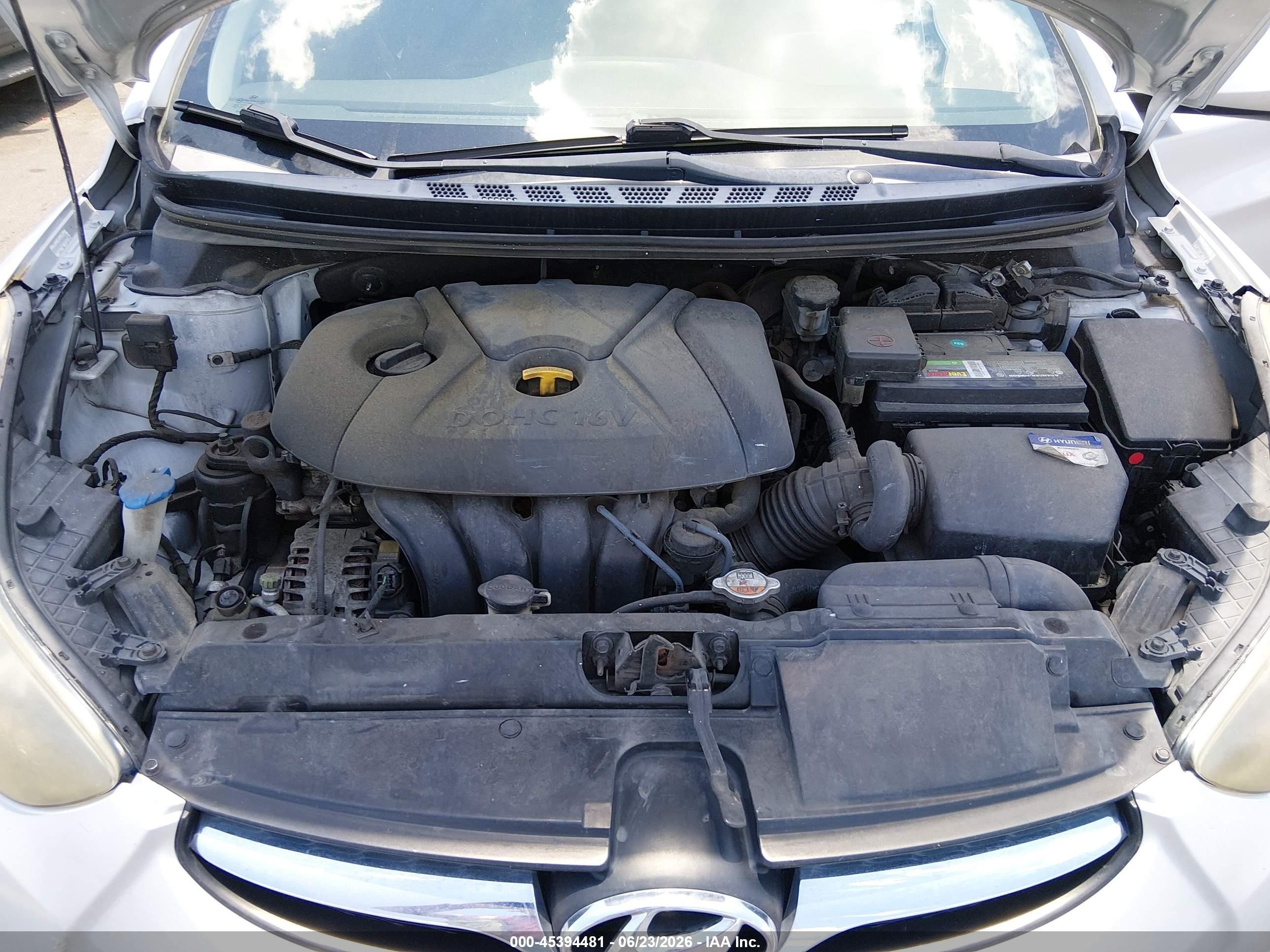 2013 Hyundai Elantra Gls Silver vin: KMHDH4AE0DU814316