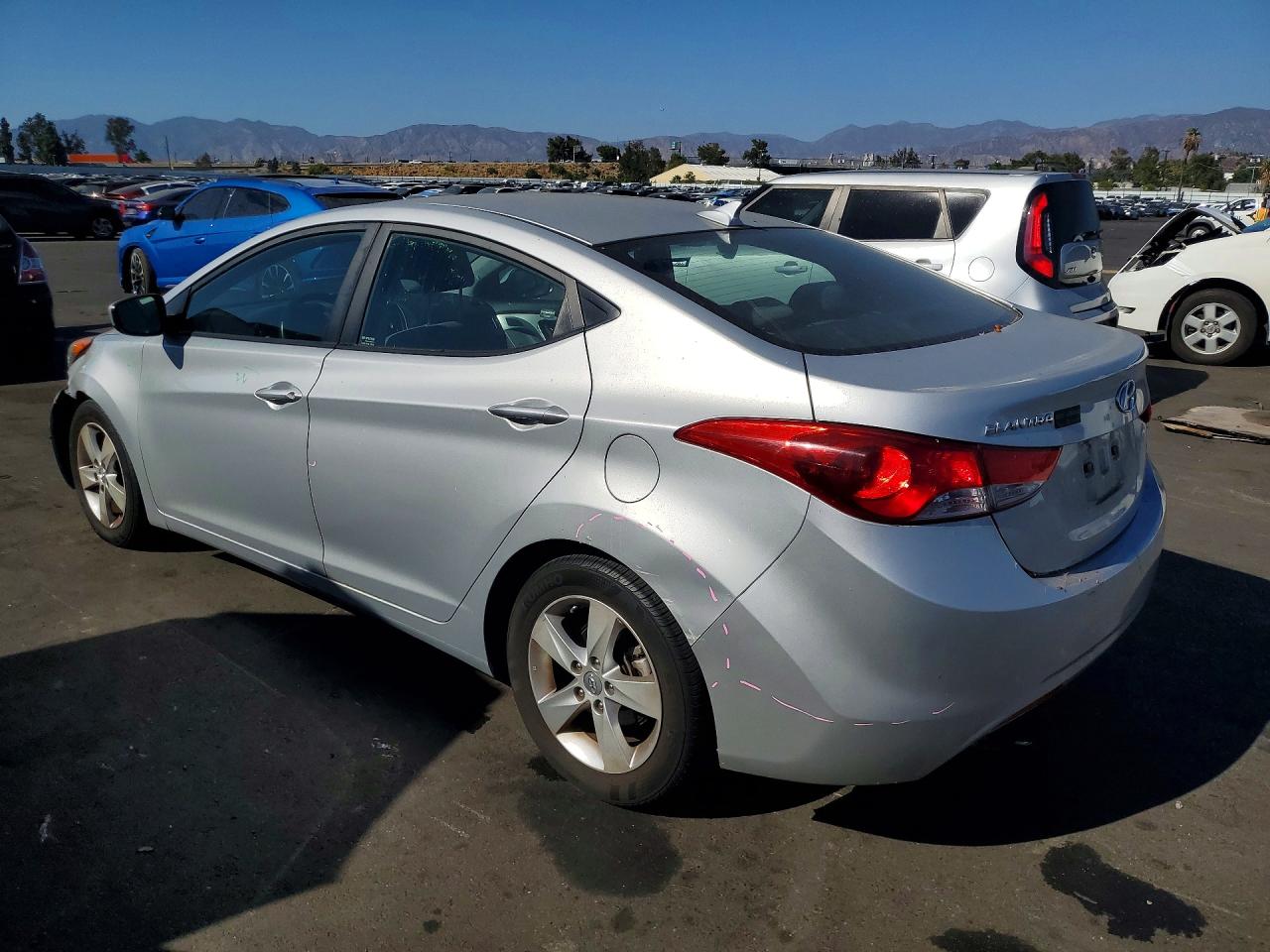 2013 Hyundai Elantra Gls Silver vin: KMHDH4AE0DU822058
