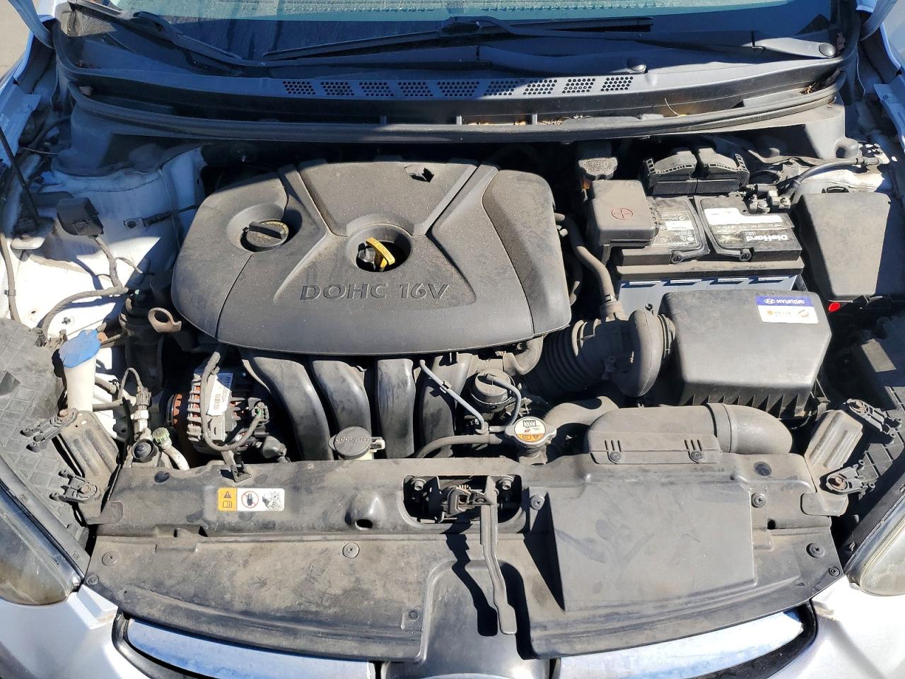 2013 Hyundai Elantra Gls Silver vin: KMHDH4AE0DU822058