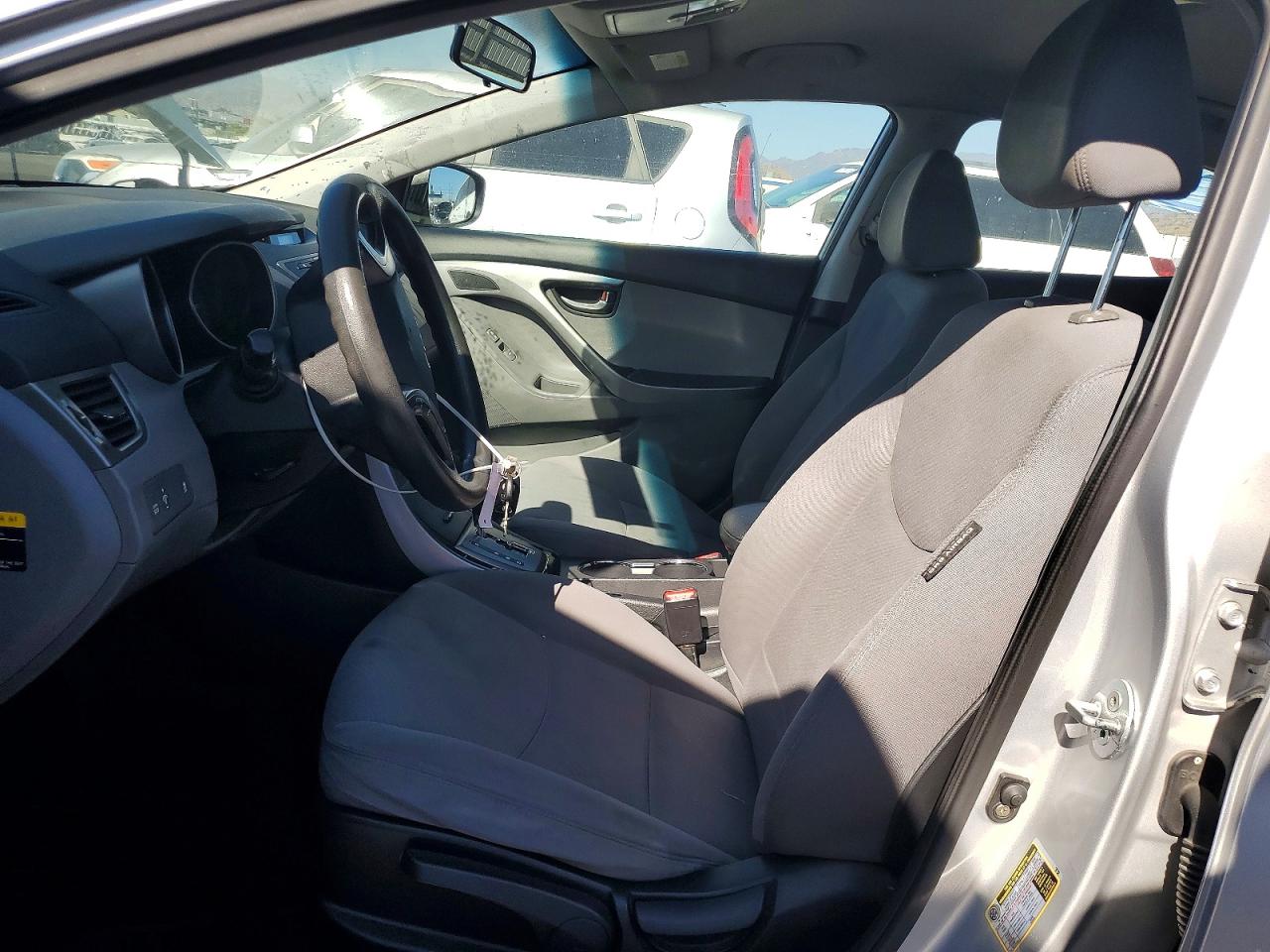 2013 Hyundai Elantra Gls Silver vin: KMHDH4AE0DU822058