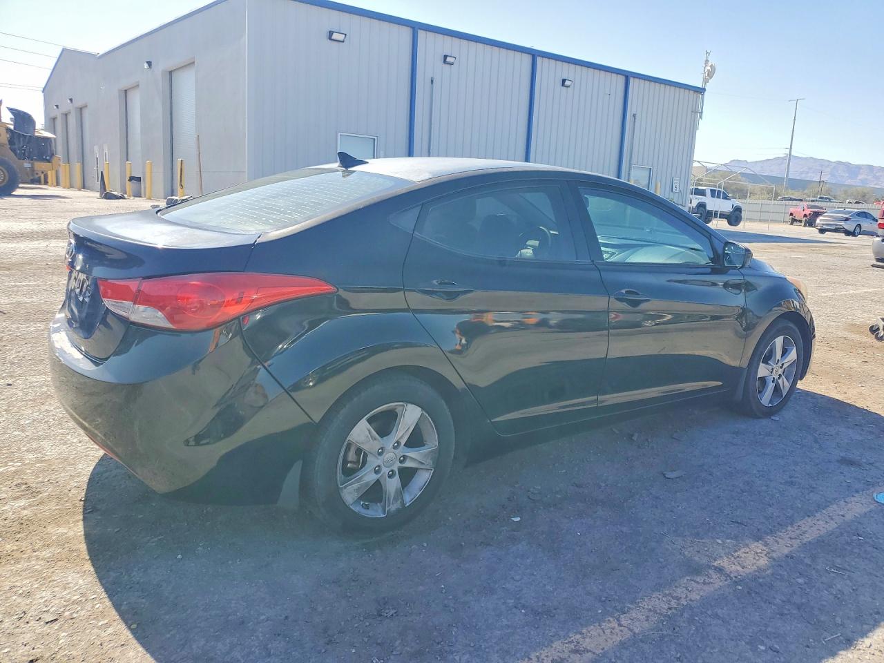 2013 Hyundai Elantra Gls Black vin: KMHDH4AE0DU851947
