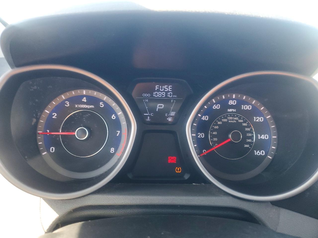 2013 Hyundai Elantra Gls Black vin: KMHDH4AE0DU851947