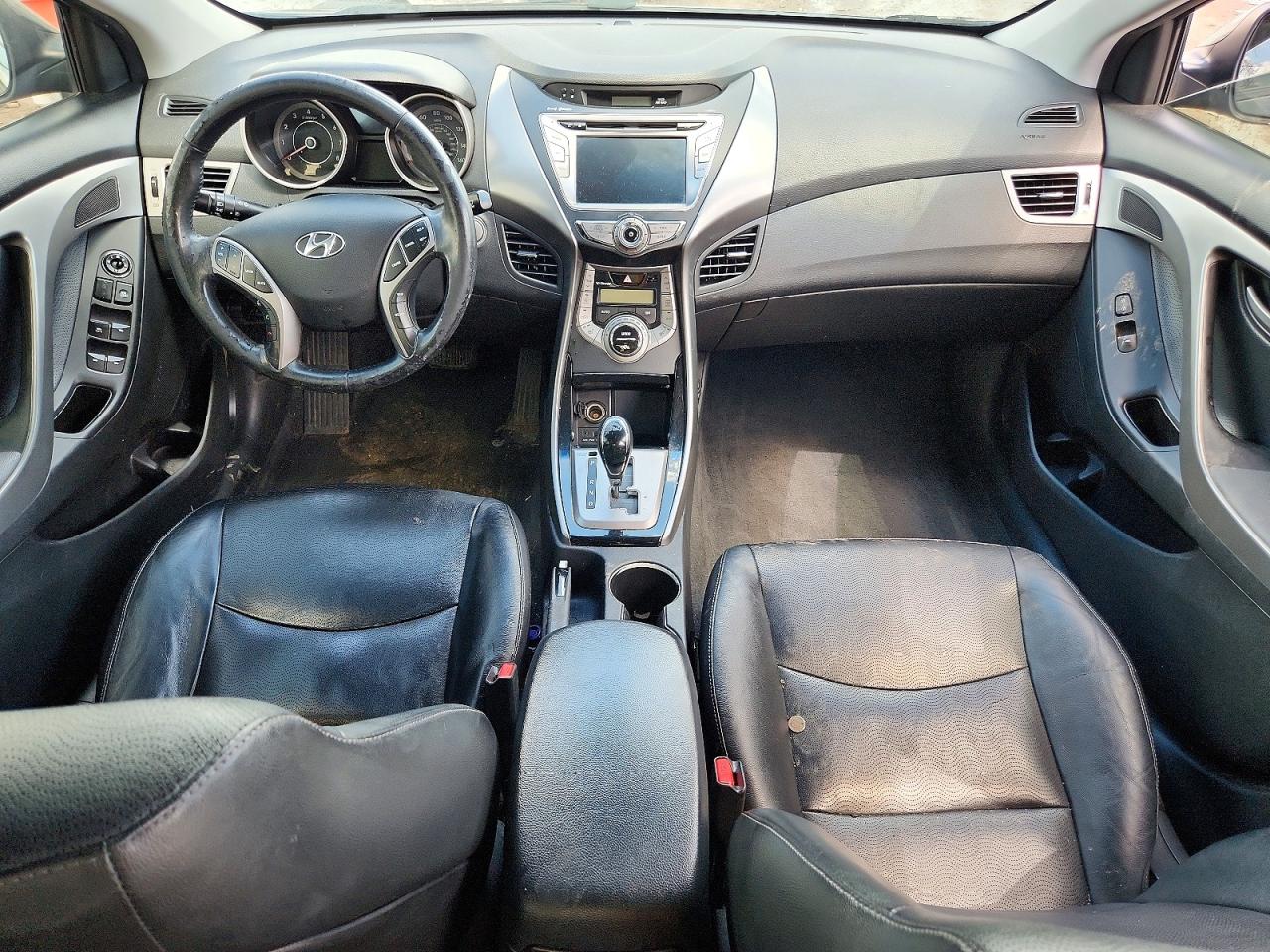 2013 Hyundai Elantra Black vin: KMHDH4AE0DU866495