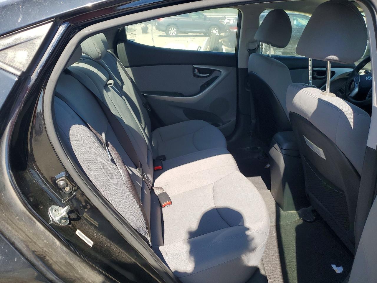2013 Hyundai Elantra Gls Black vin: KMHDH4AE0DU907322