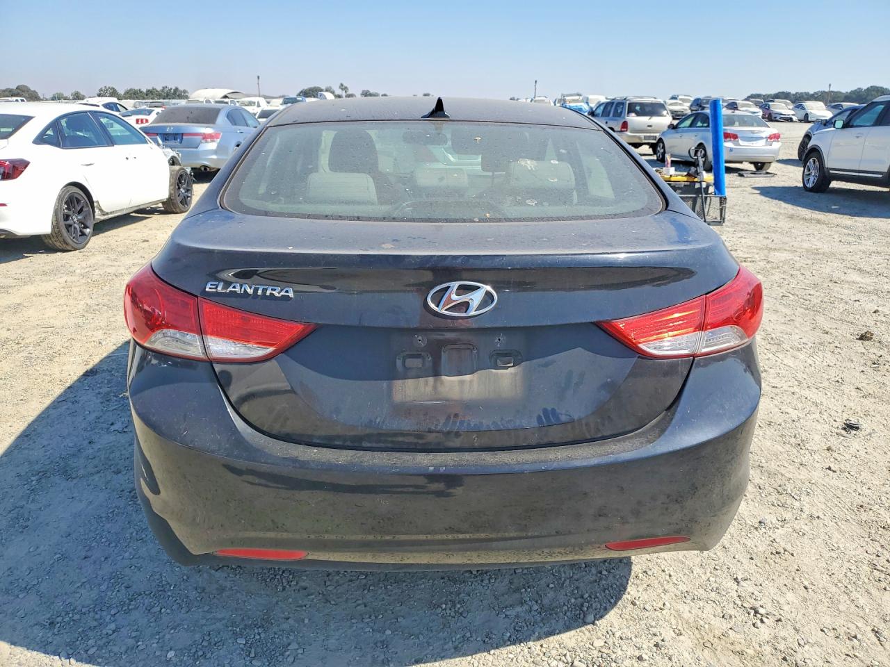 2013 Hyundai Elantra Gls Black vin: KMHDH4AE0DU907322