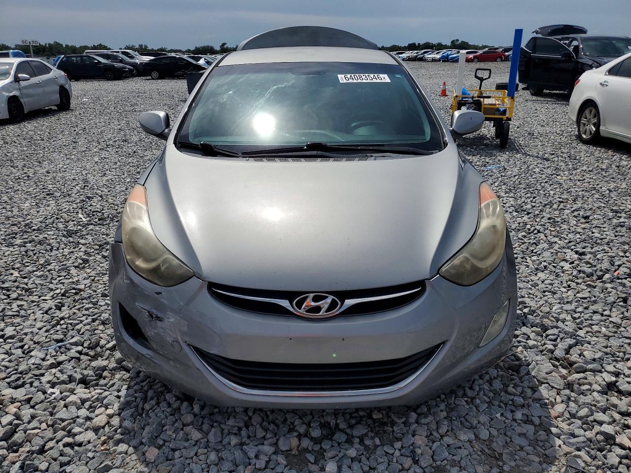 2013 Hyundai Elantra Gls Silver vin: KMHDH4AE0DU928817