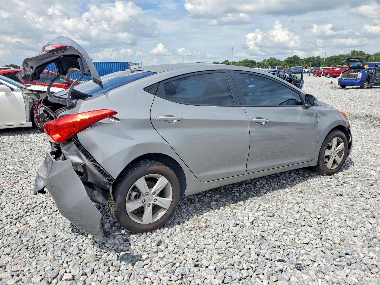 2013 Hyundai Elantra Gls Silver vin: KMHDH4AE0DU928817