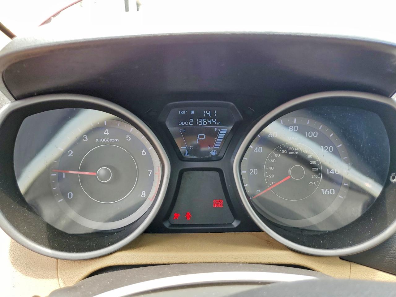 2013 Hyundai Elantra Gls Red vin: KMHDH4AE0DU936853
