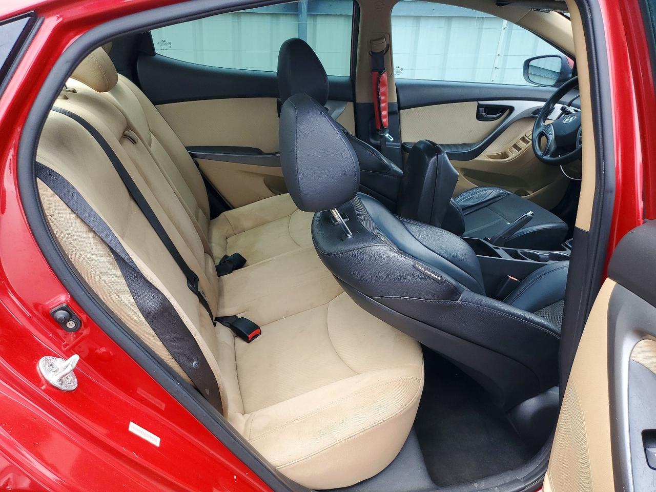 2013 Hyundai Elantra Gls Red vin: KMHDH4AE0DU936853