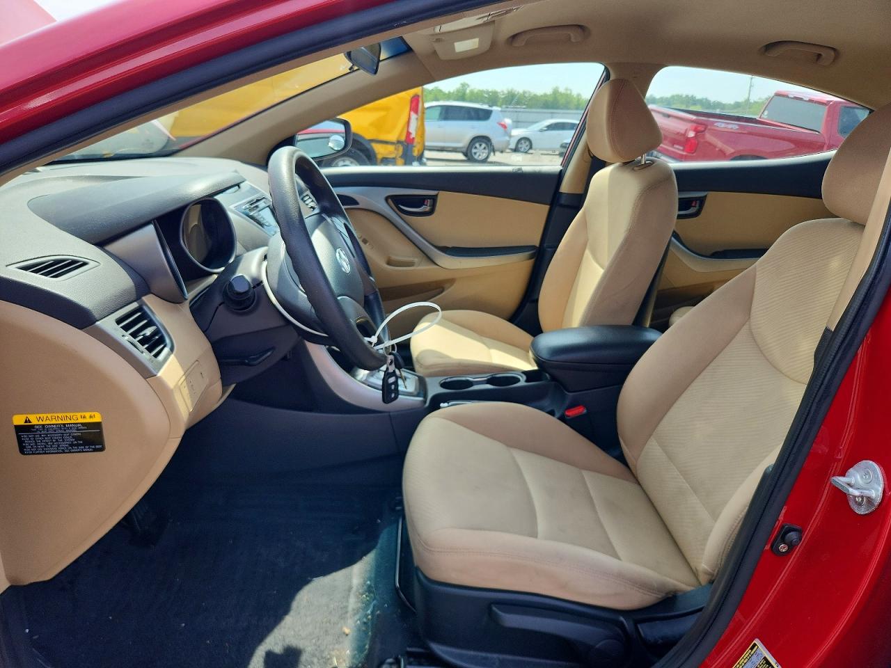 2013 Hyundai Elantra Gls Red vin: KMHDH4AE0DU939137