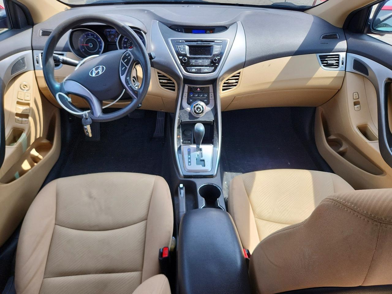 2013 Hyundai Elantra Gls Red vin: KMHDH4AE0DU939137