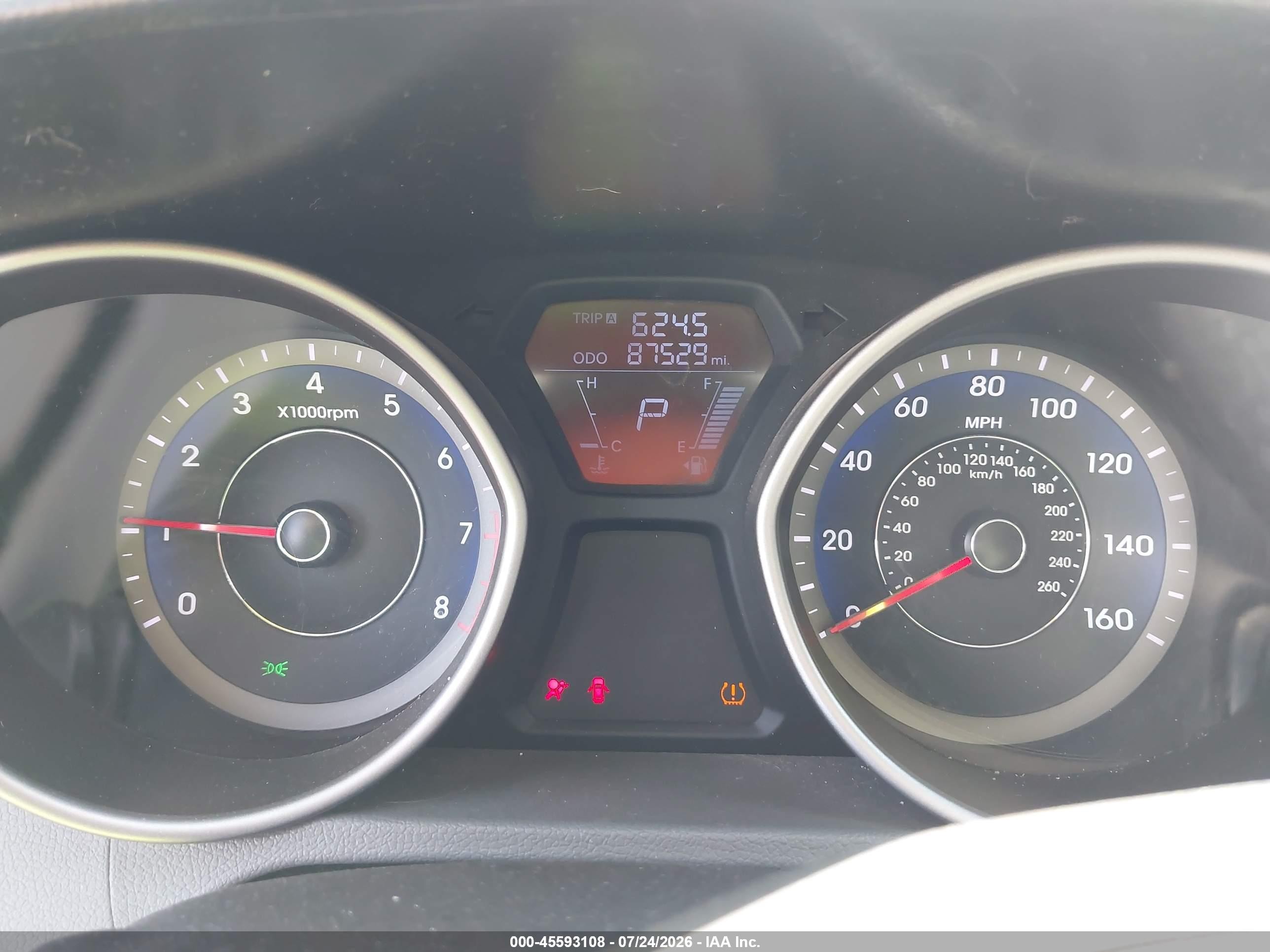 2013 Hyundai Elantra Gls Silver vin: KMHDH4AE0DU954463