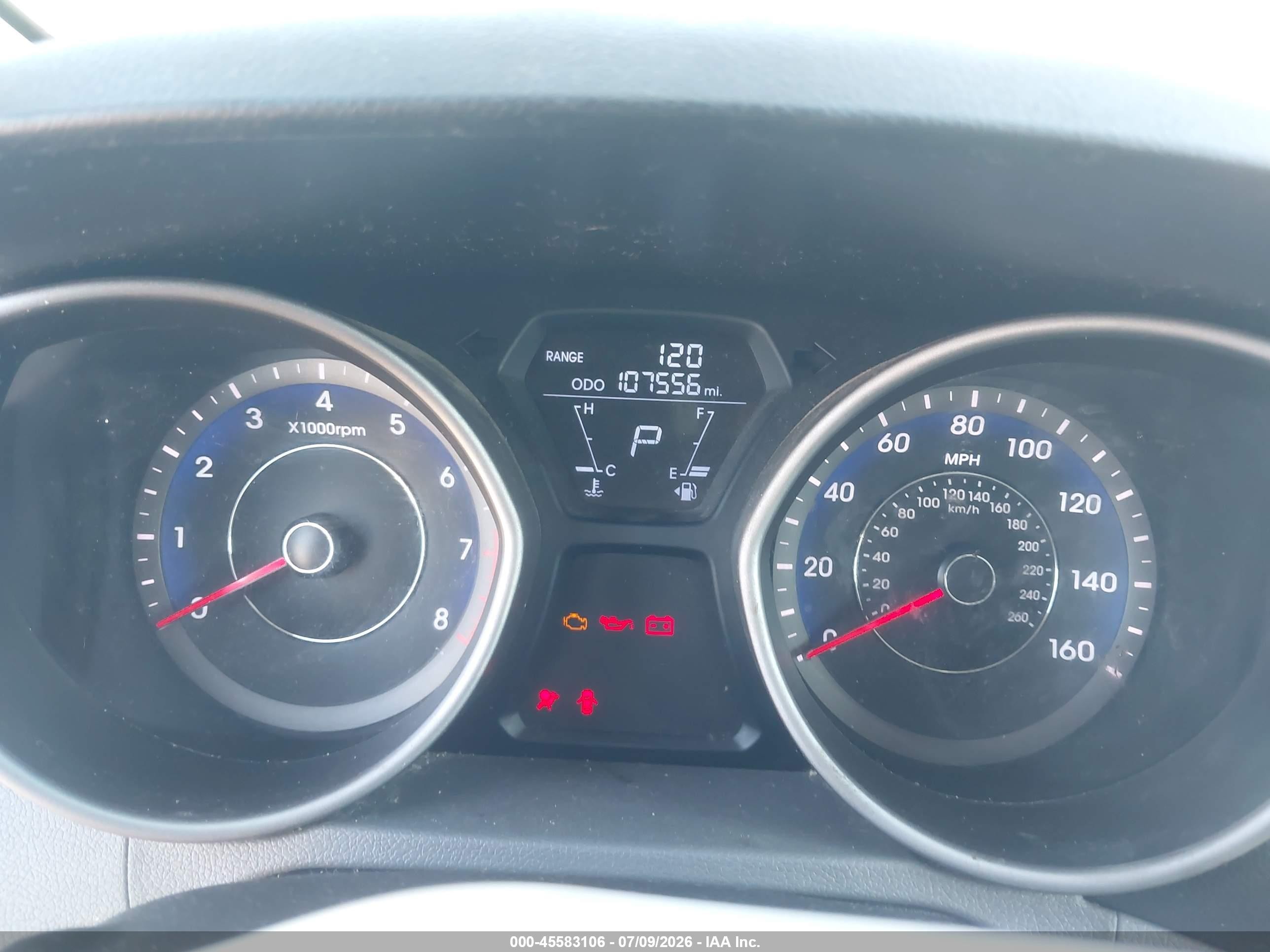 2013 Hyundai Elantra Gls Blue vin: KMHDH4AE0DU971828