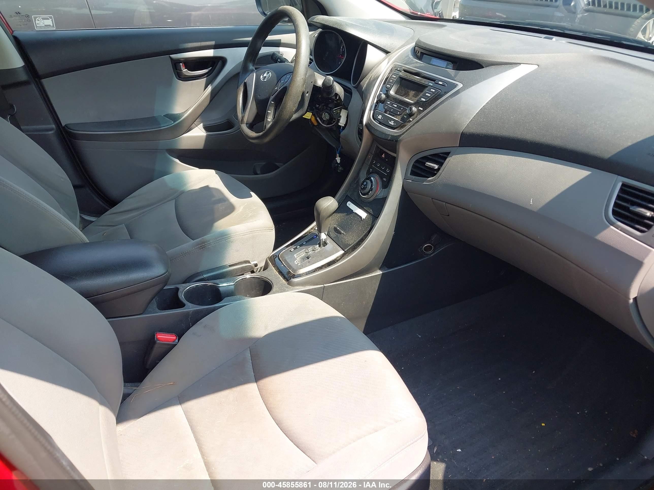 2013 Hyundai Elantra Gls Красный vin: KMHDH4AE0DU971988