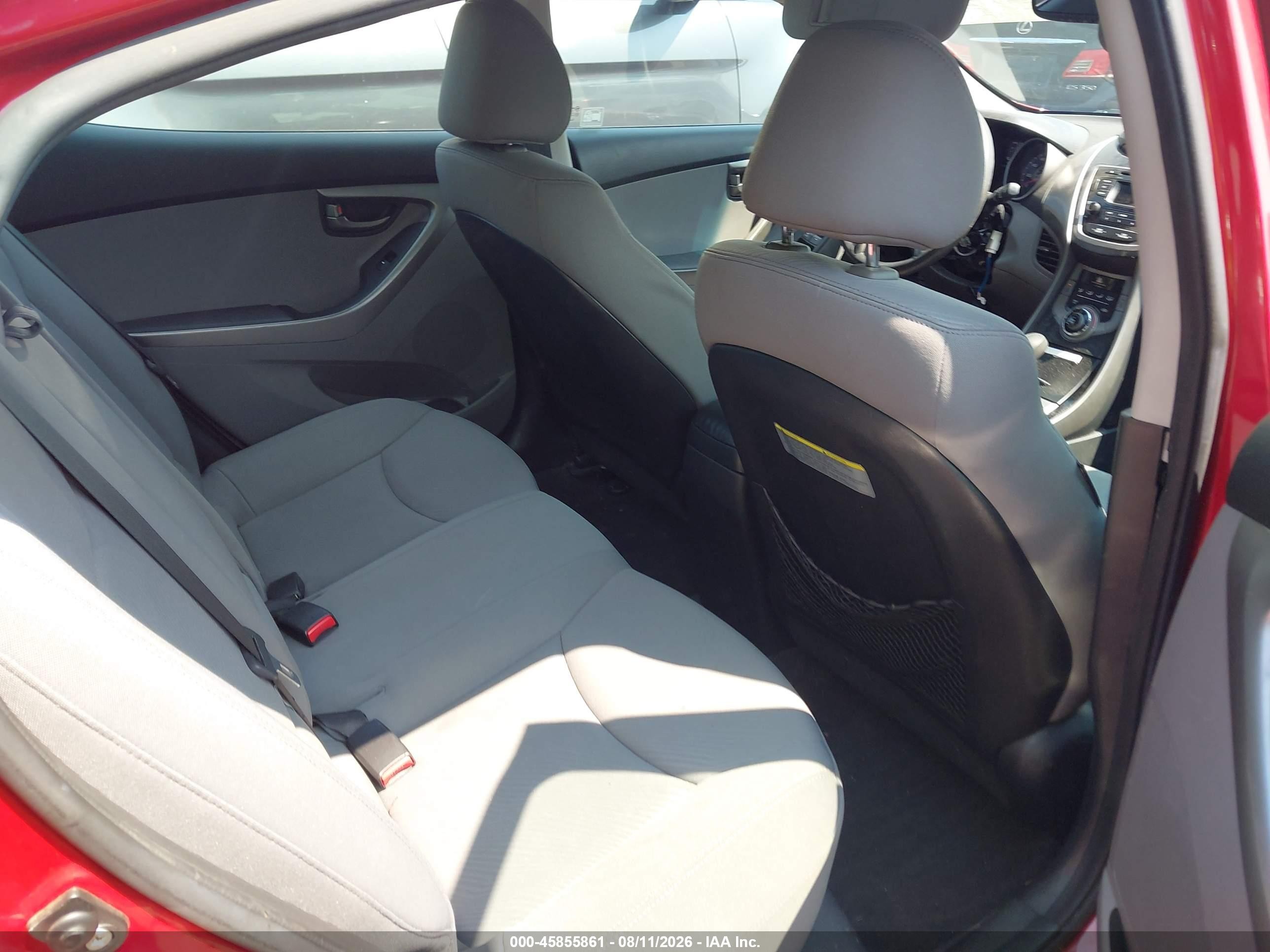 2013 Hyundai Elantra Gls Красный vin: KMHDH4AE0DU971988