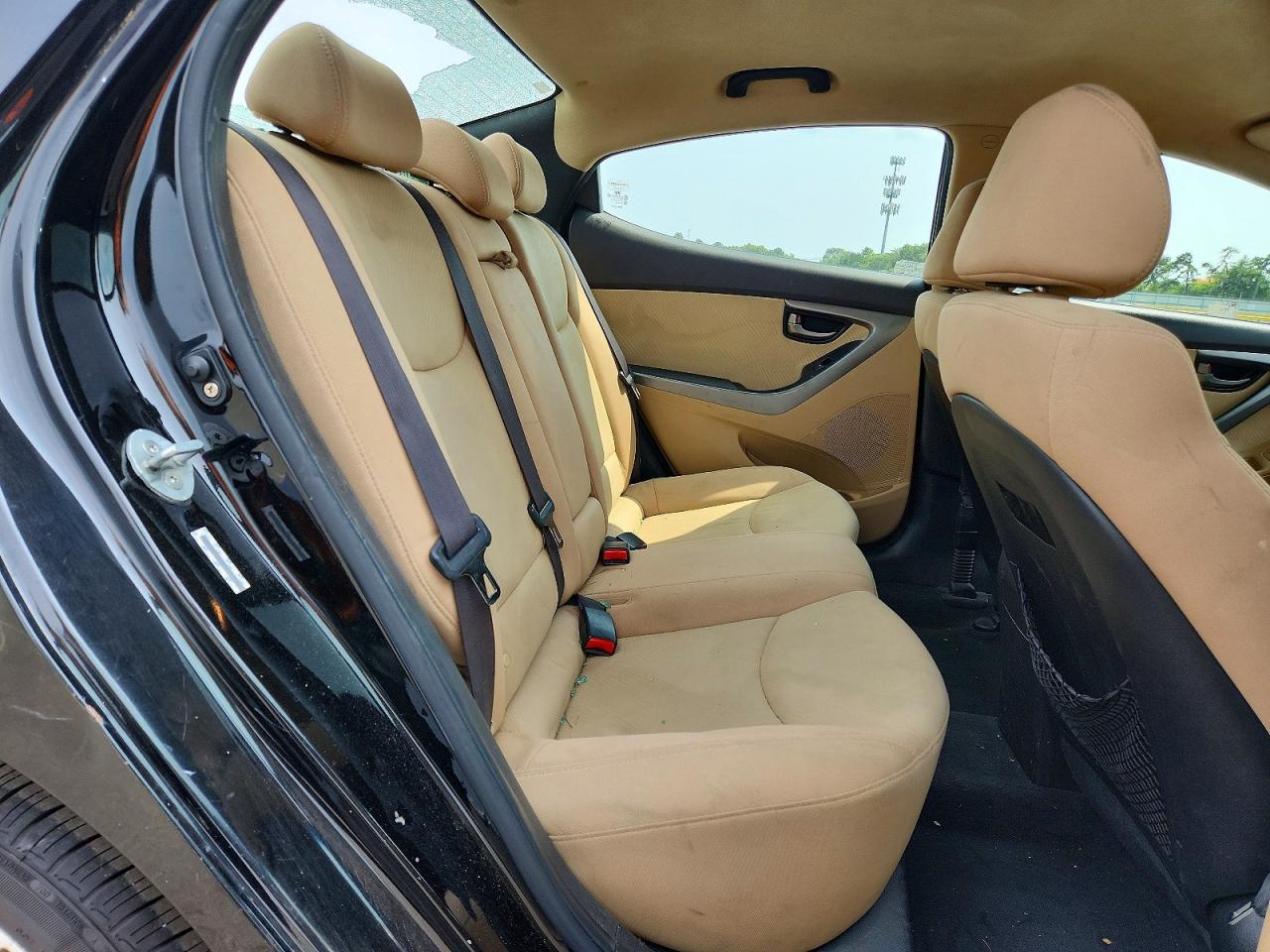 2013 Hyundai Elantra Gls Black vin: KMHDH4AE0DU983798