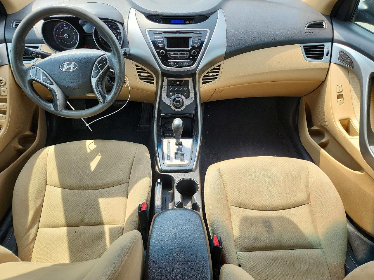 2013 Hyundai Elantra Gls Black vin: KMHDH4AE0DU983798