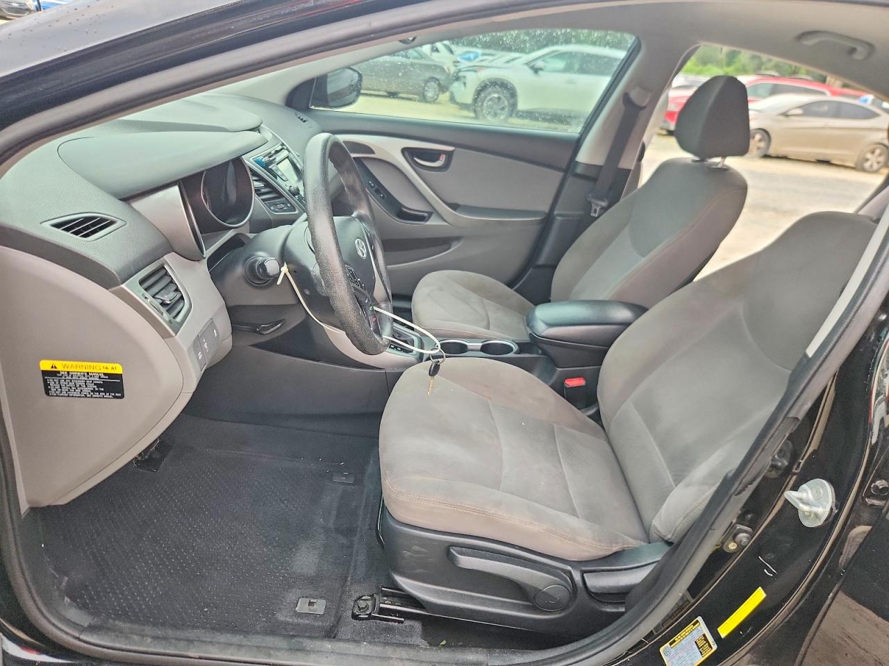 2014 Hyundai Elantra Se Черный vin: KMHDH4AE0EU062389