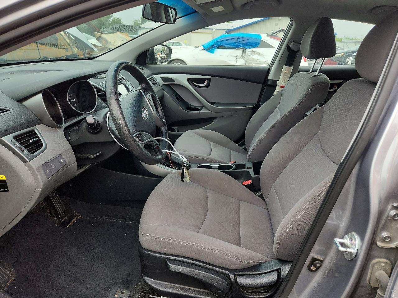 2014 Hyundai Elantra Se Серый vin: KMHDH4AE0EU128200