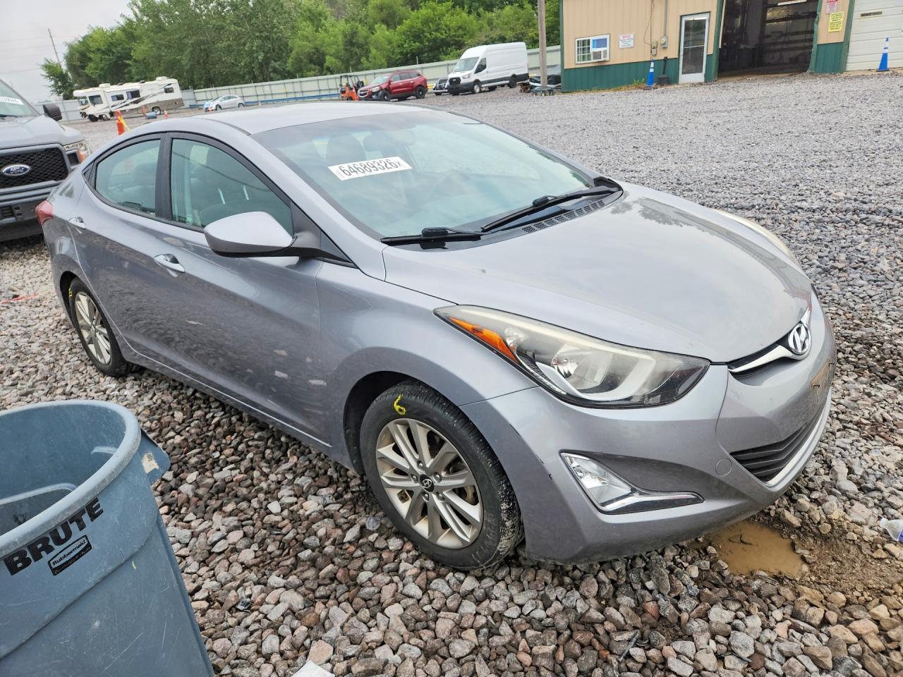 2014 Hyundai Elantra Se Серый vin: KMHDH4AE0EU128200
