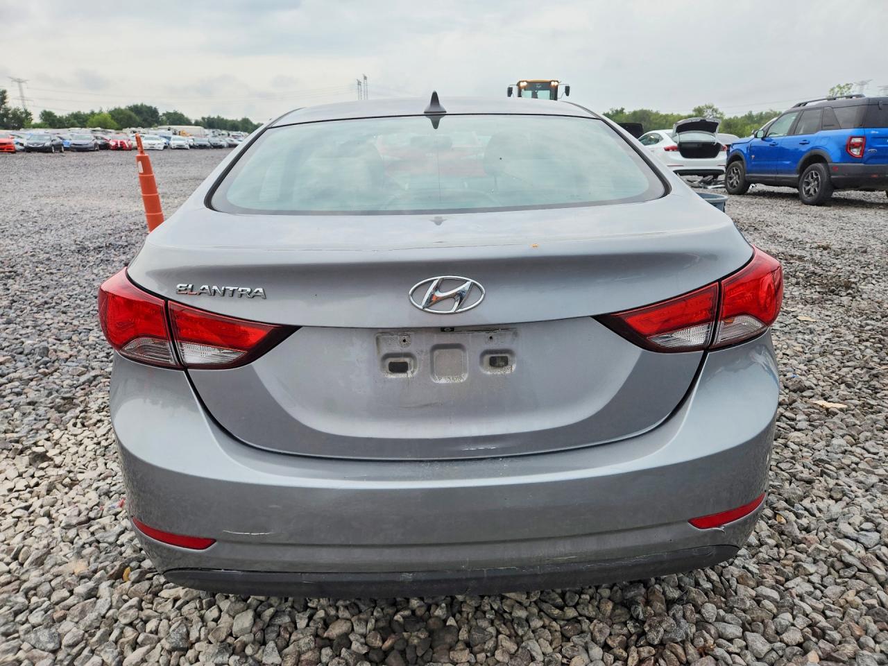 2014 Hyundai Elantra Se Серый vin: KMHDH4AE0EU128200