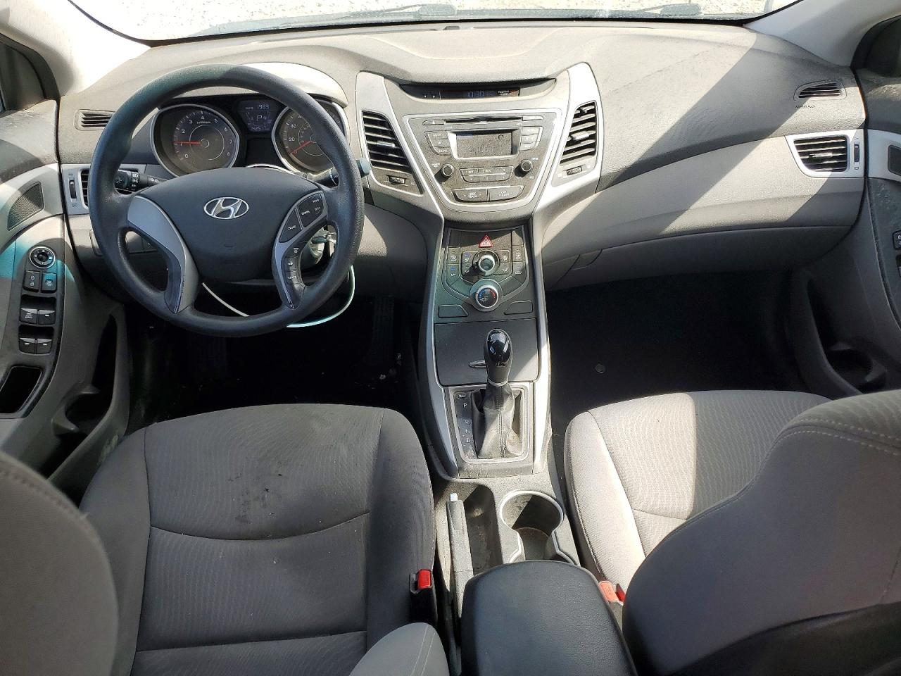 2014 Hyundai Elantra Se Silver vin: KMHDH4AE0EU136054