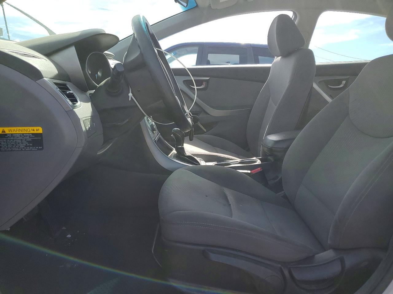 2014 Hyundai Elantra Se Silver vin: KMHDH4AE0EU136054