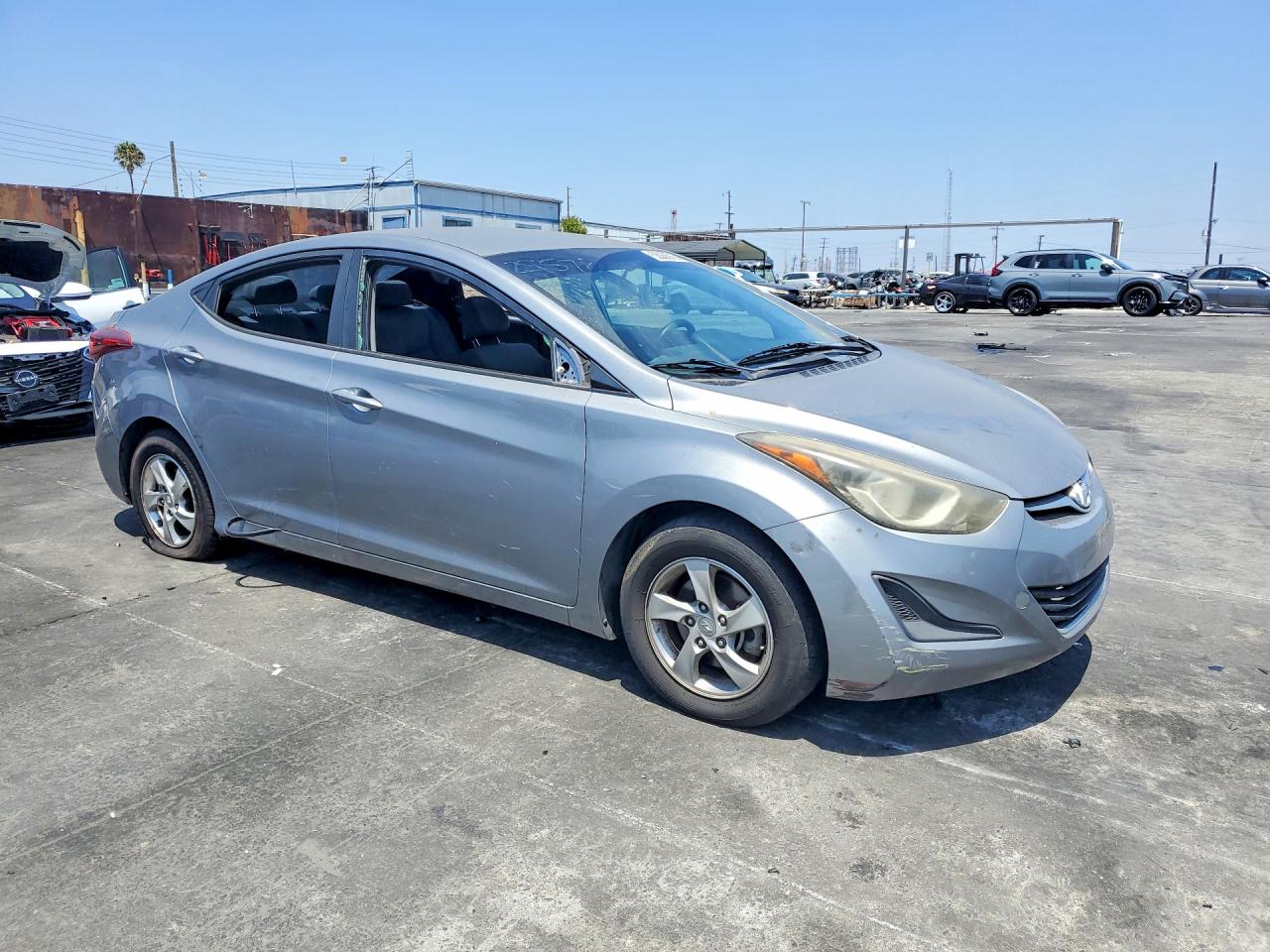 2014 Hyundai Elantra Se Gray vin: KMHDH4AE0EU147524