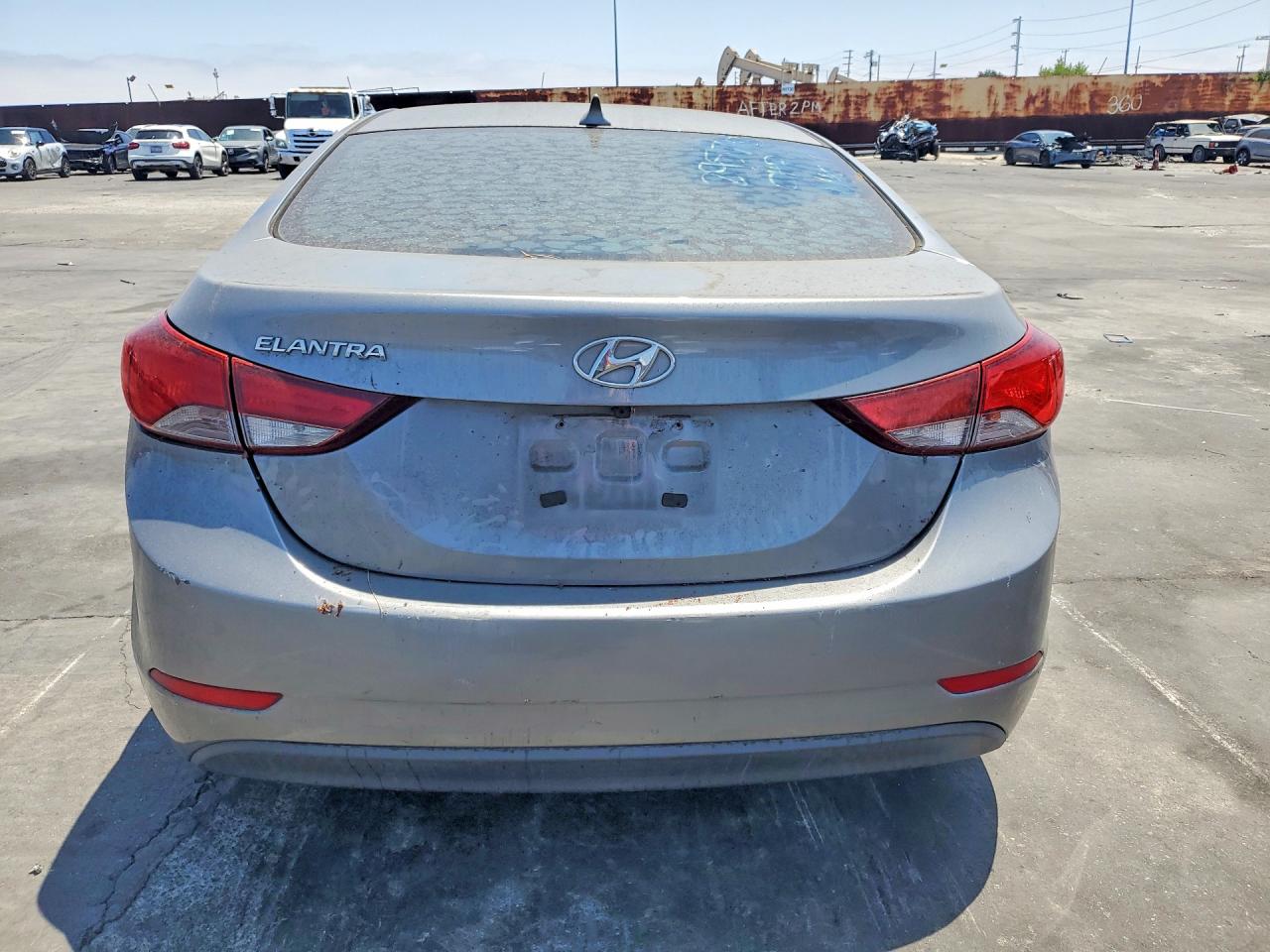 2014 Hyundai Elantra Se Gray vin: KMHDH4AE0EU147524