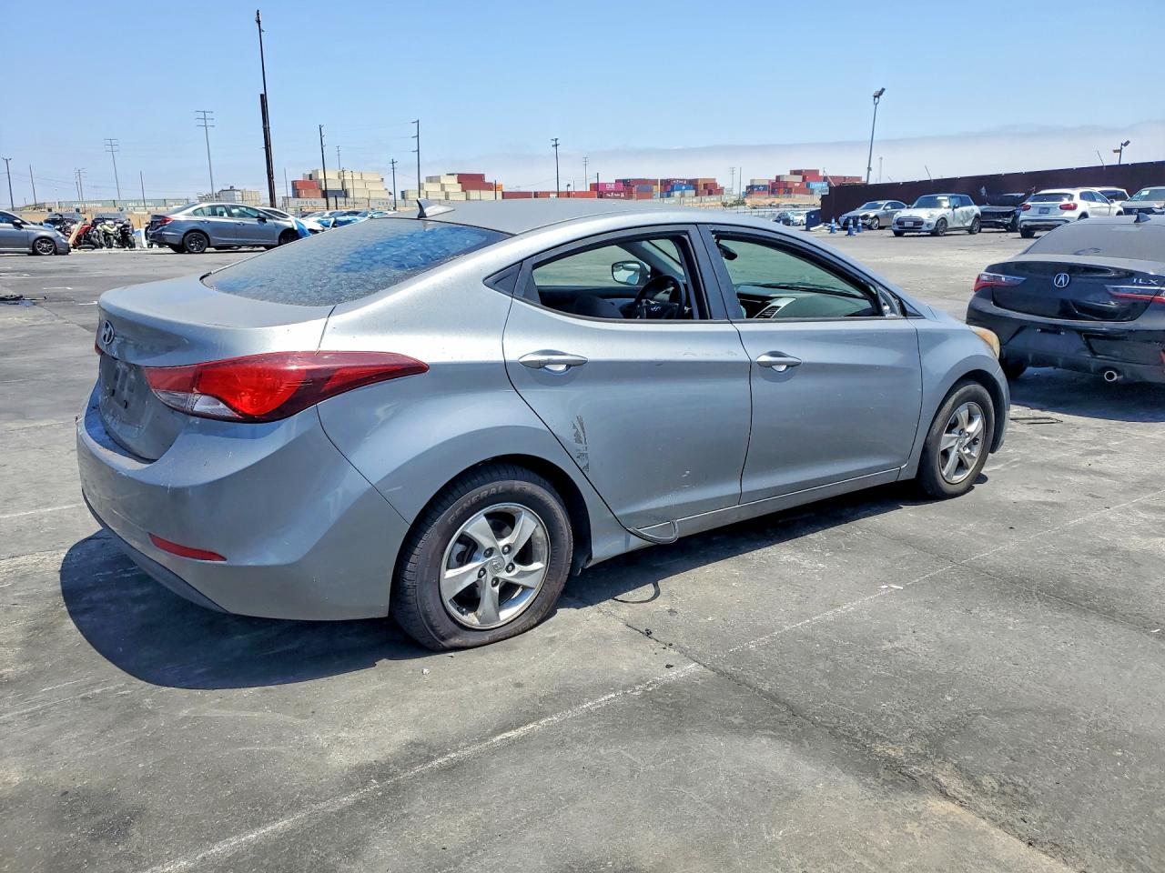 2014 Hyundai Elantra Se Gray vin: KMHDH4AE0EU147524