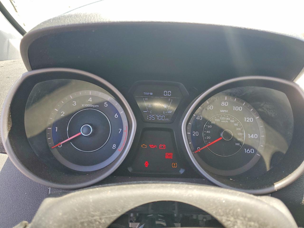 2014 Hyundai Elantra Se Gray vin: KMHDH4AE0EU147524