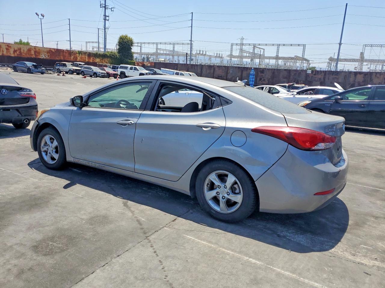 2014 Hyundai Elantra Se Gray vin: KMHDH4AE0EU147524