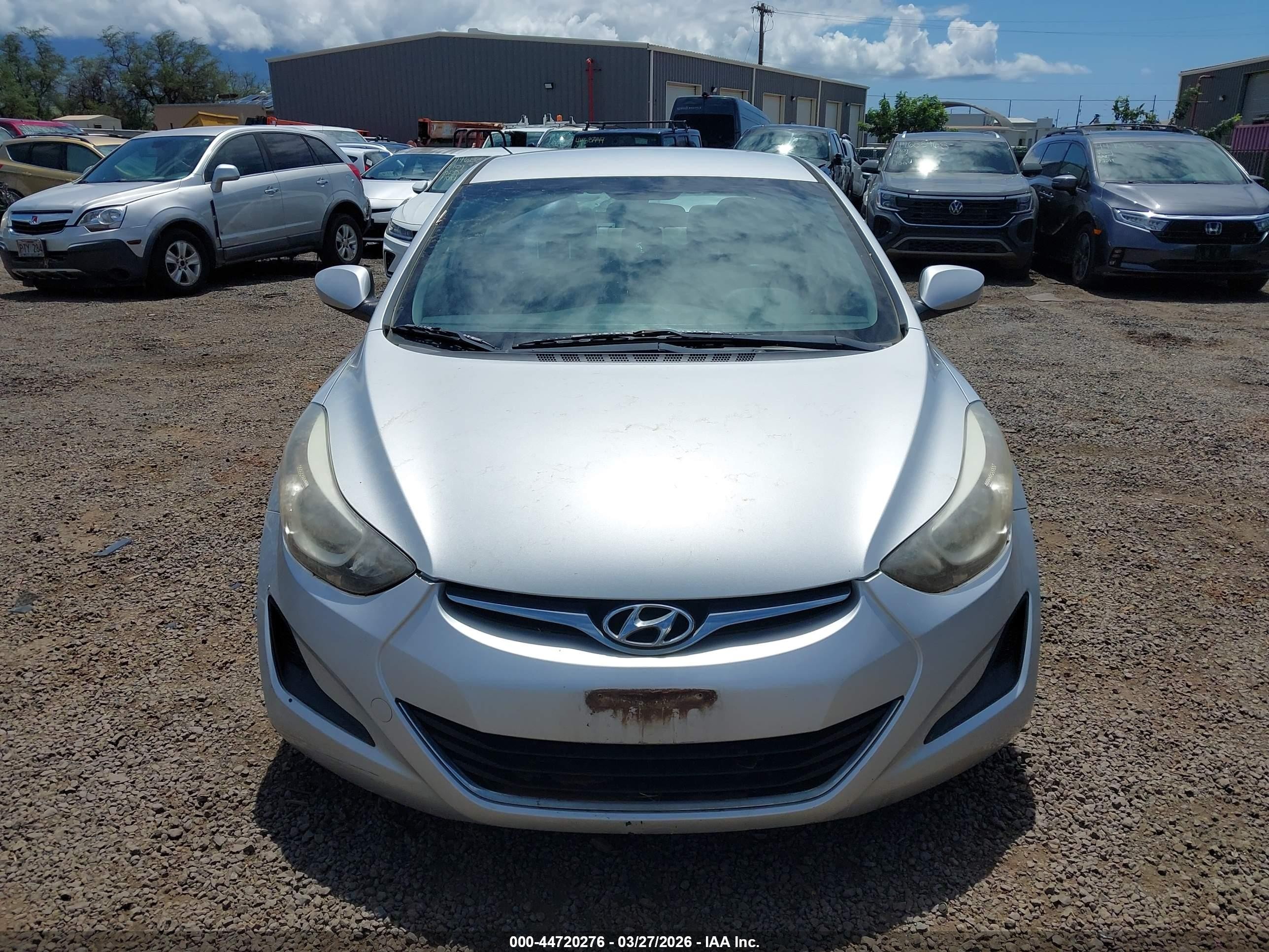 2014 Hyundai Elantra Se Серебряный vin: KMHDH4AE0EU164727