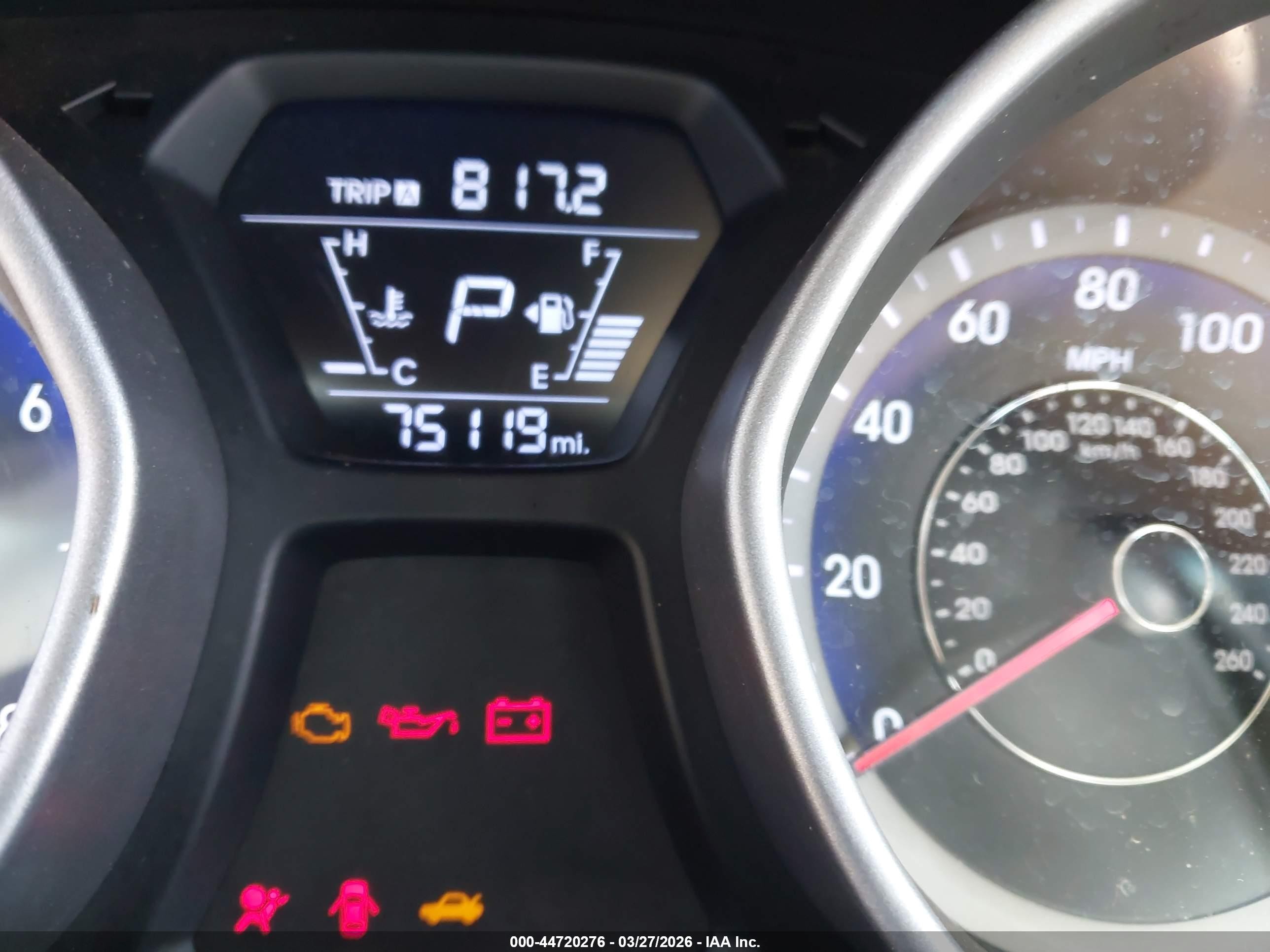 2014 Hyundai Elantra Se Серебряный vin: KMHDH4AE0EU164727