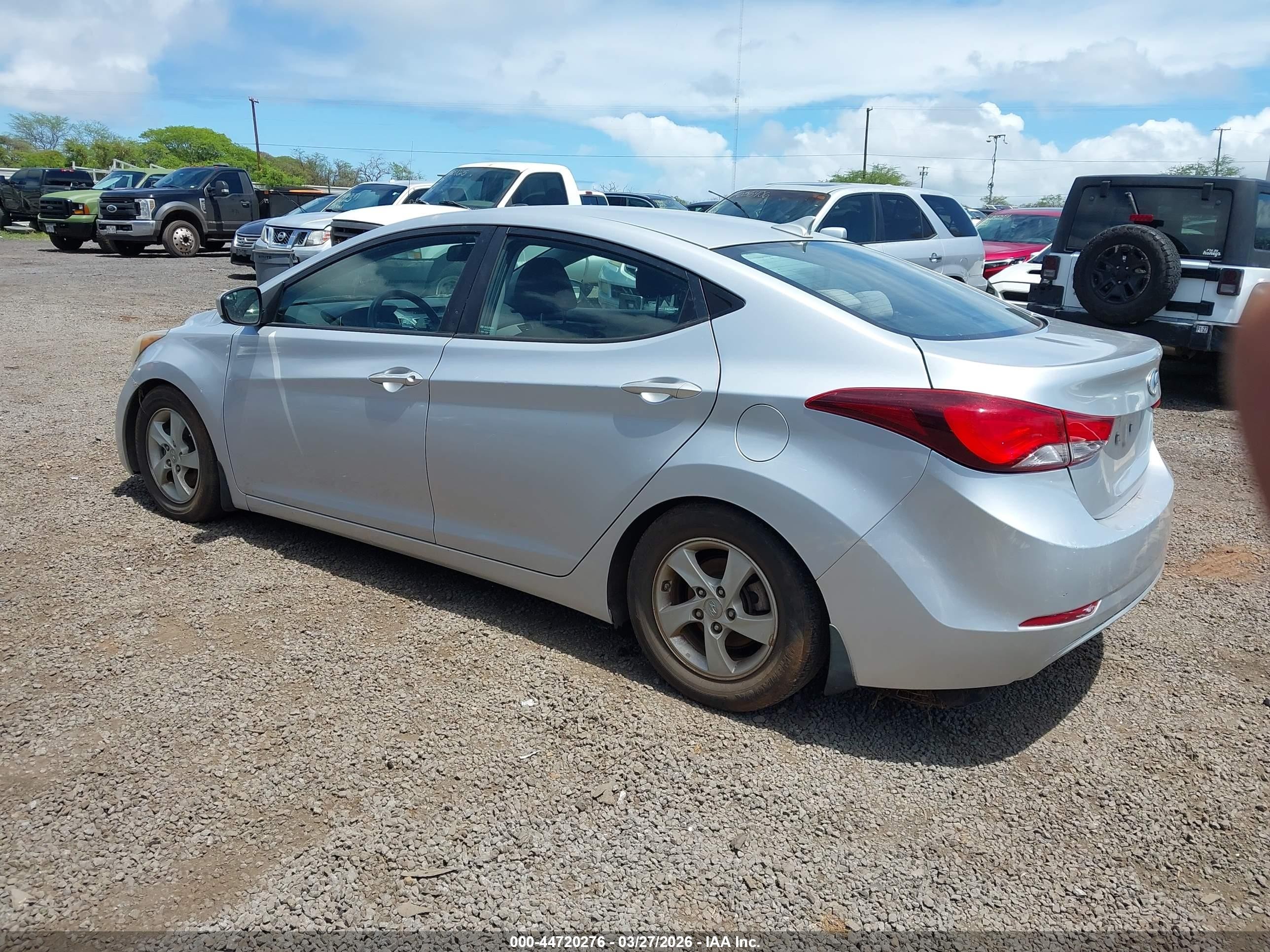2014 Hyundai Elantra Se Серебряный vin: KMHDH4AE0EU164727