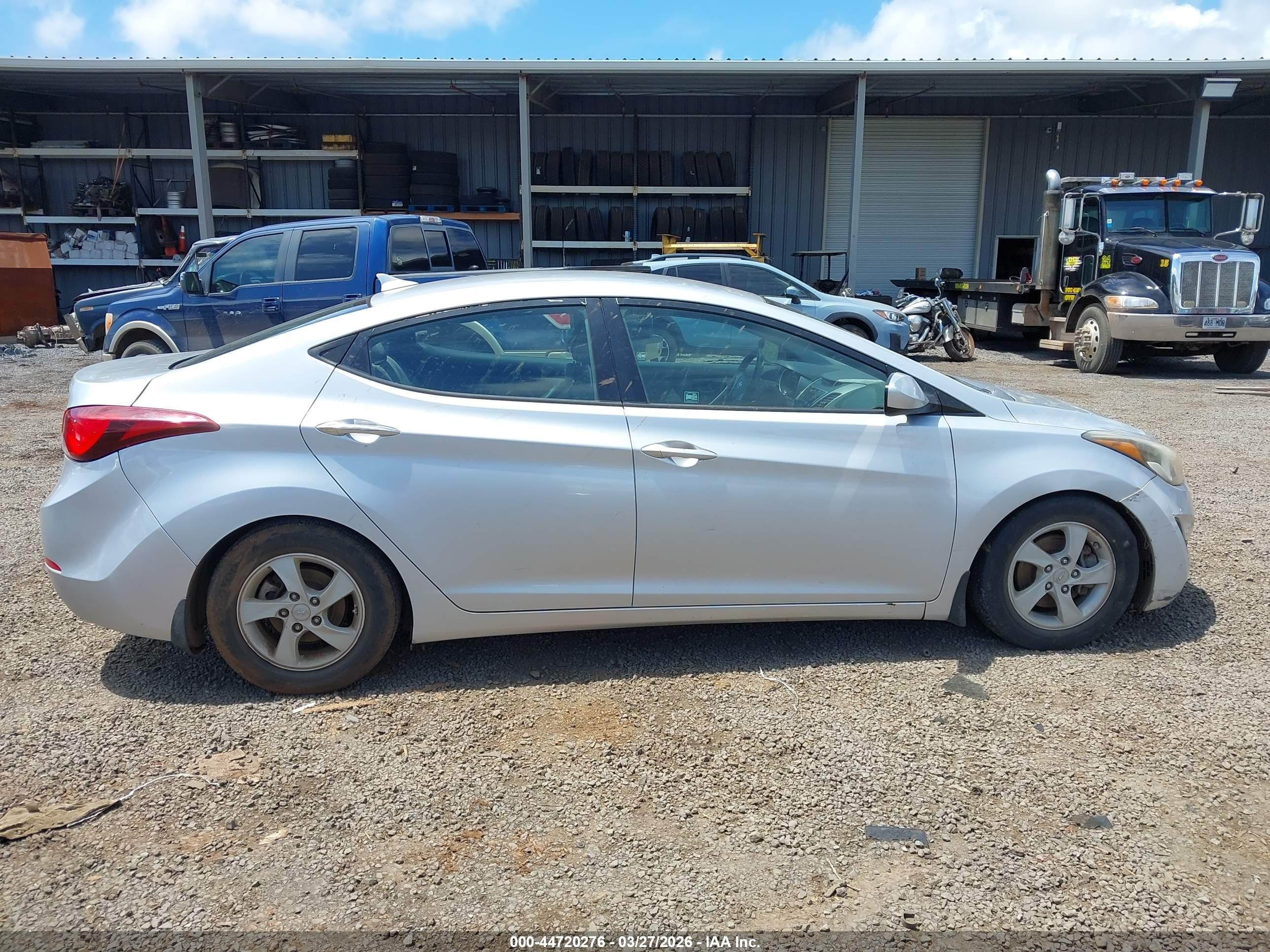 2014 Hyundai Elantra Se Серебряный vin: KMHDH4AE0EU164727