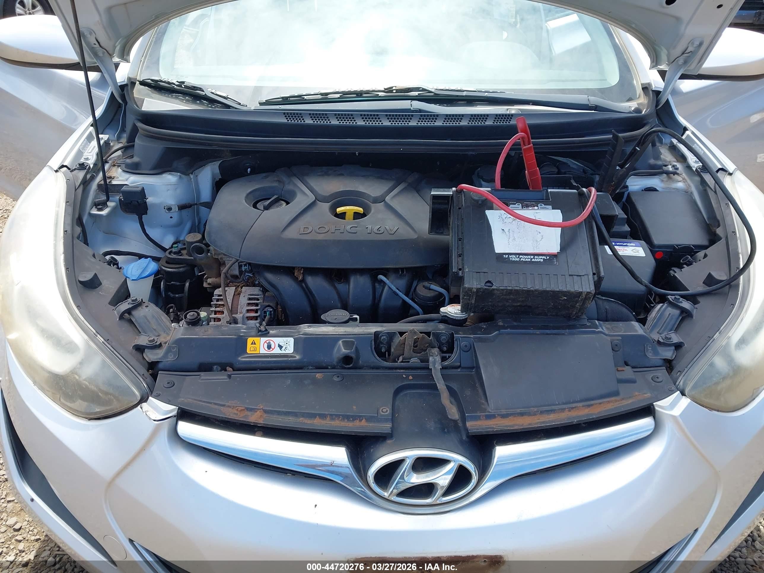 2014 Hyundai Elantra Se Серебряный vin: KMHDH4AE0EU164727