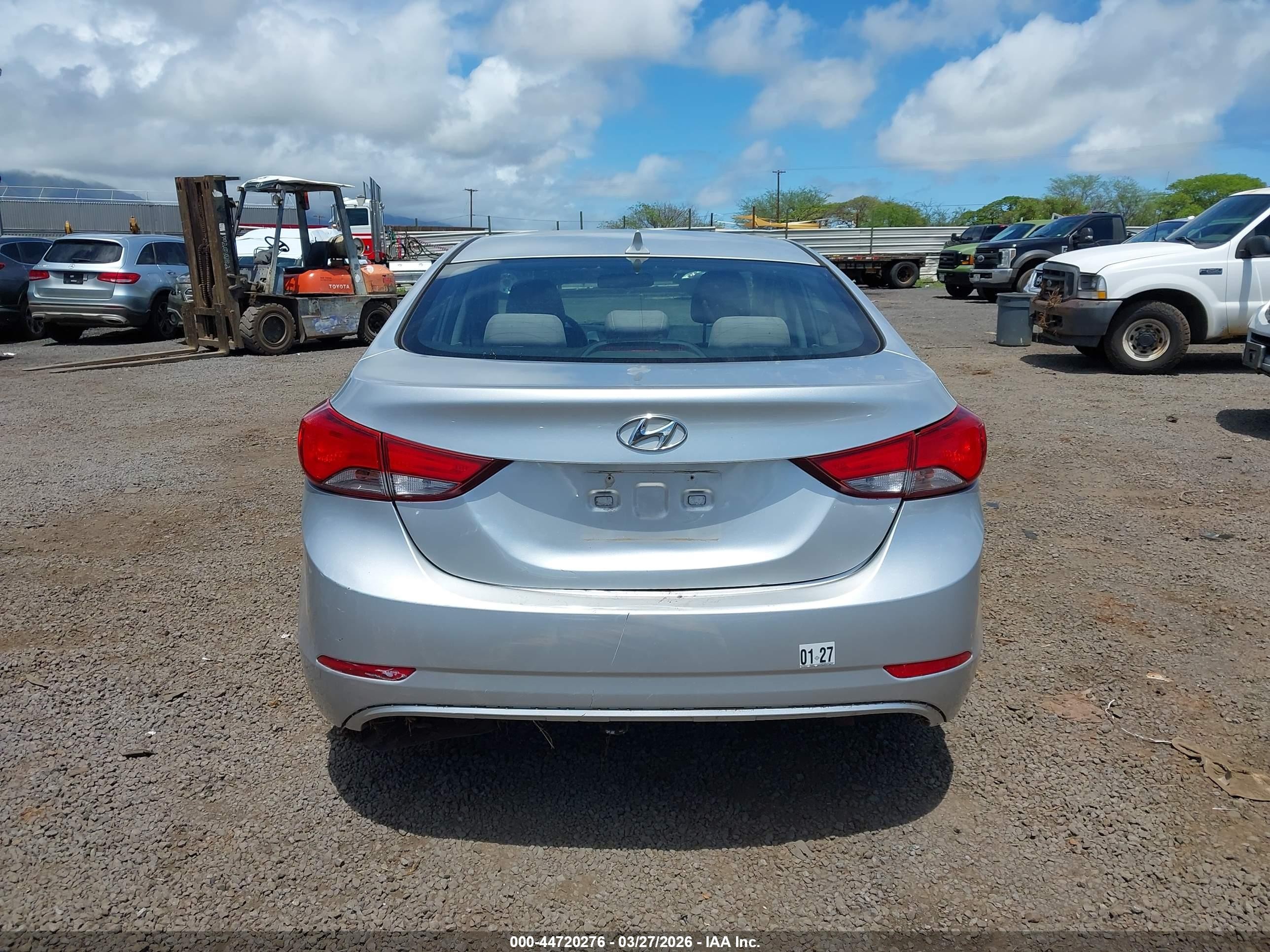 2014 Hyundai Elantra Se Серебряный vin: KMHDH4AE0EU164727