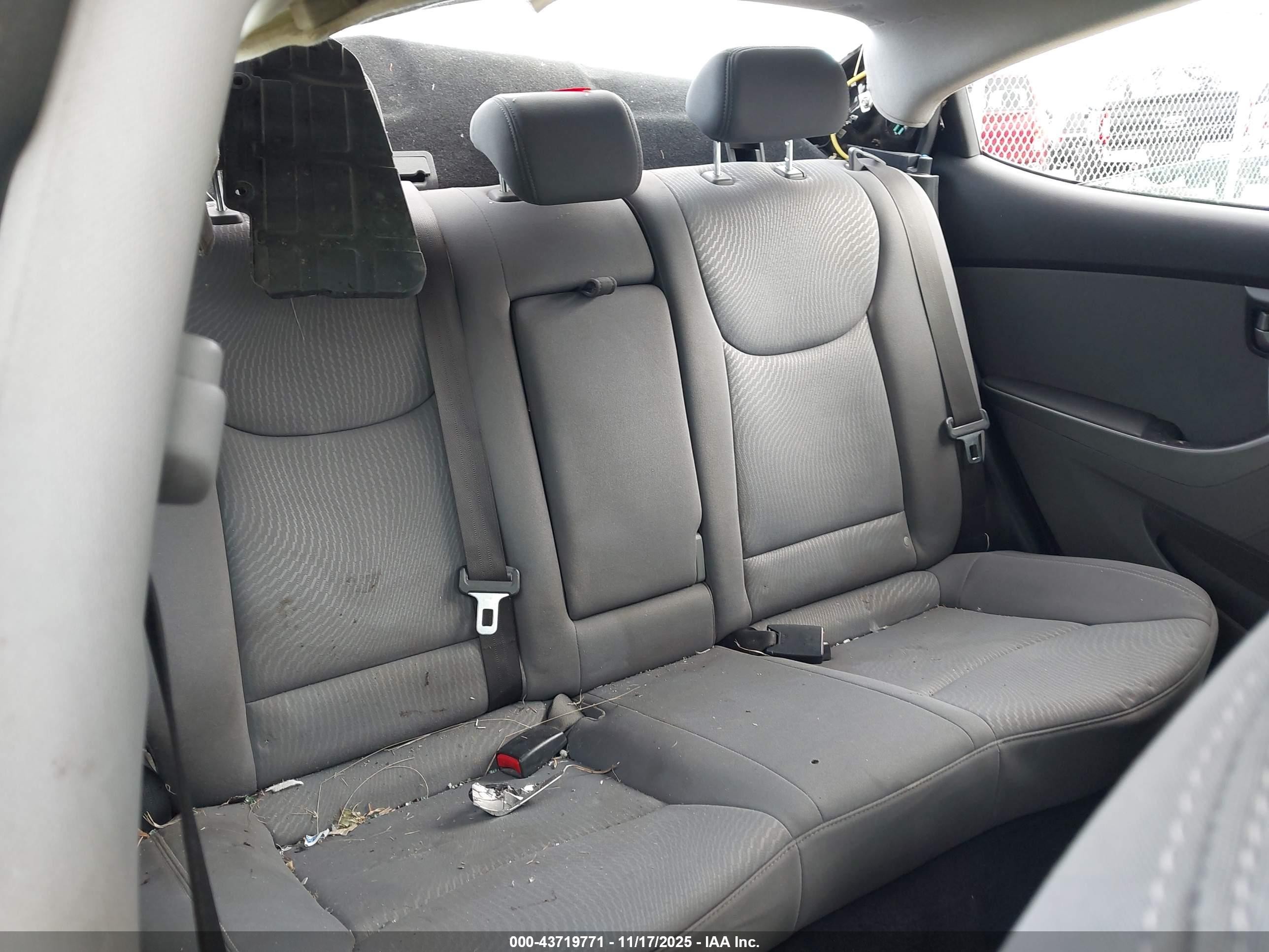 2014 Hyundai Elantra Se Black vin: KMHDH4AE0EU172536
