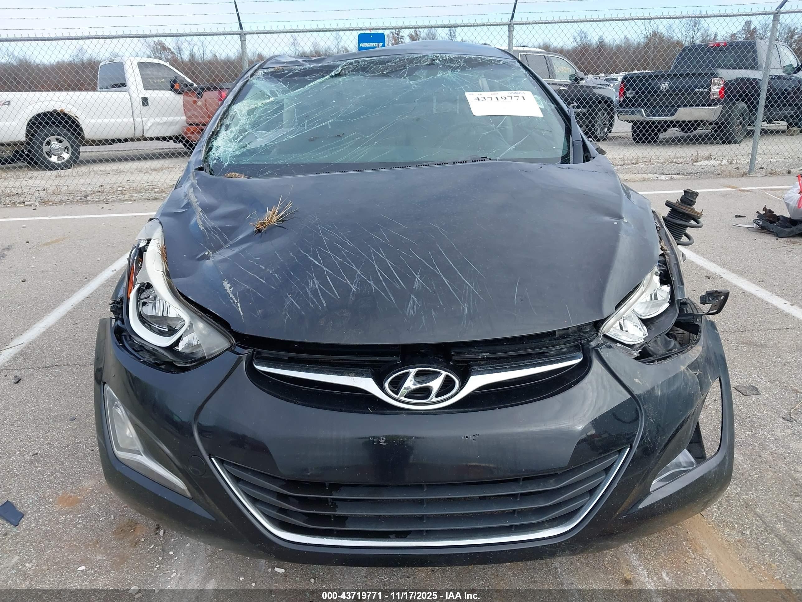 2014 Hyundai Elantra Se Black vin: KMHDH4AE0EU172536