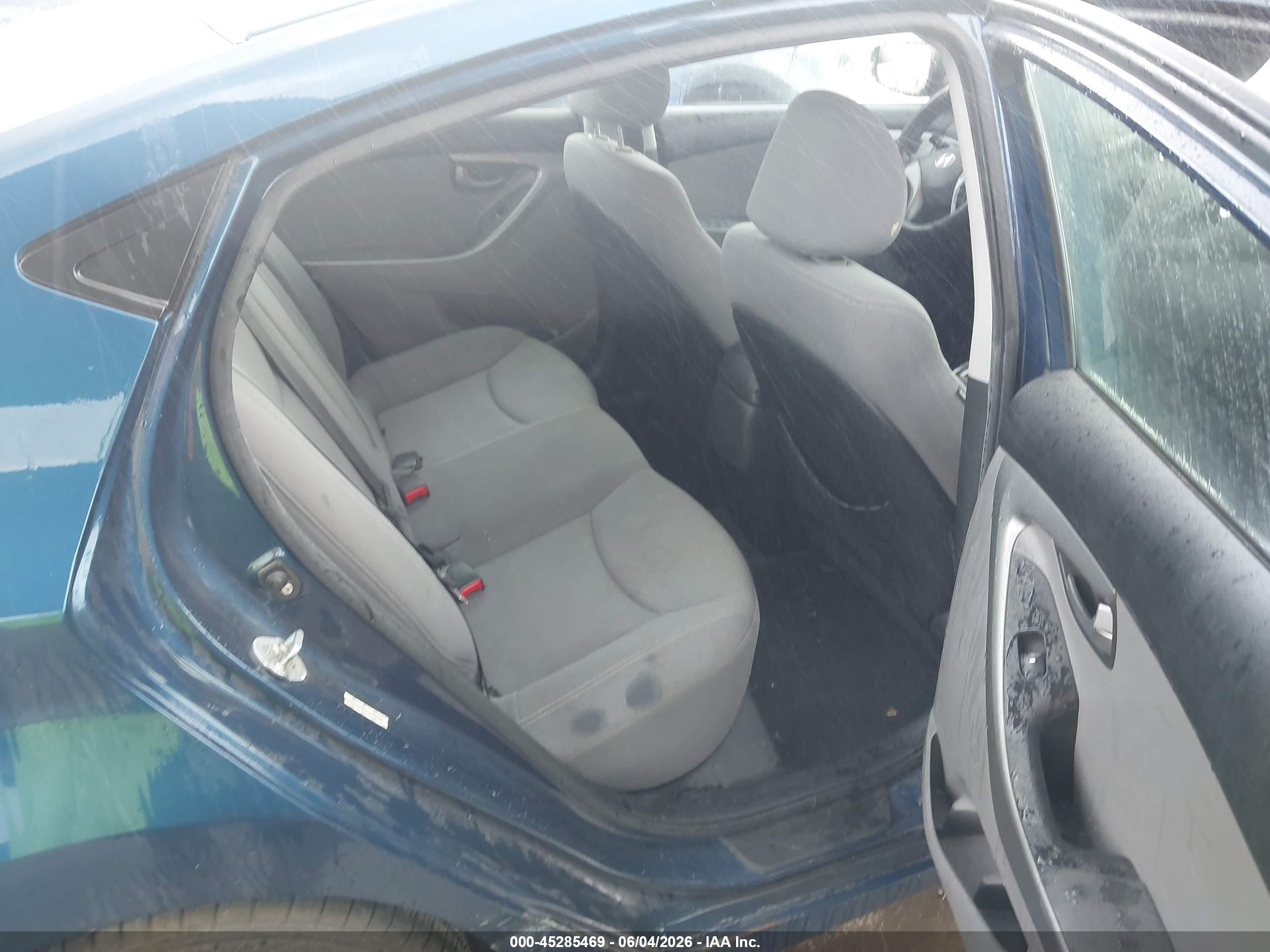 2014 Hyundai Elantra Se Blue vin: KMHDH4AE0EU199431