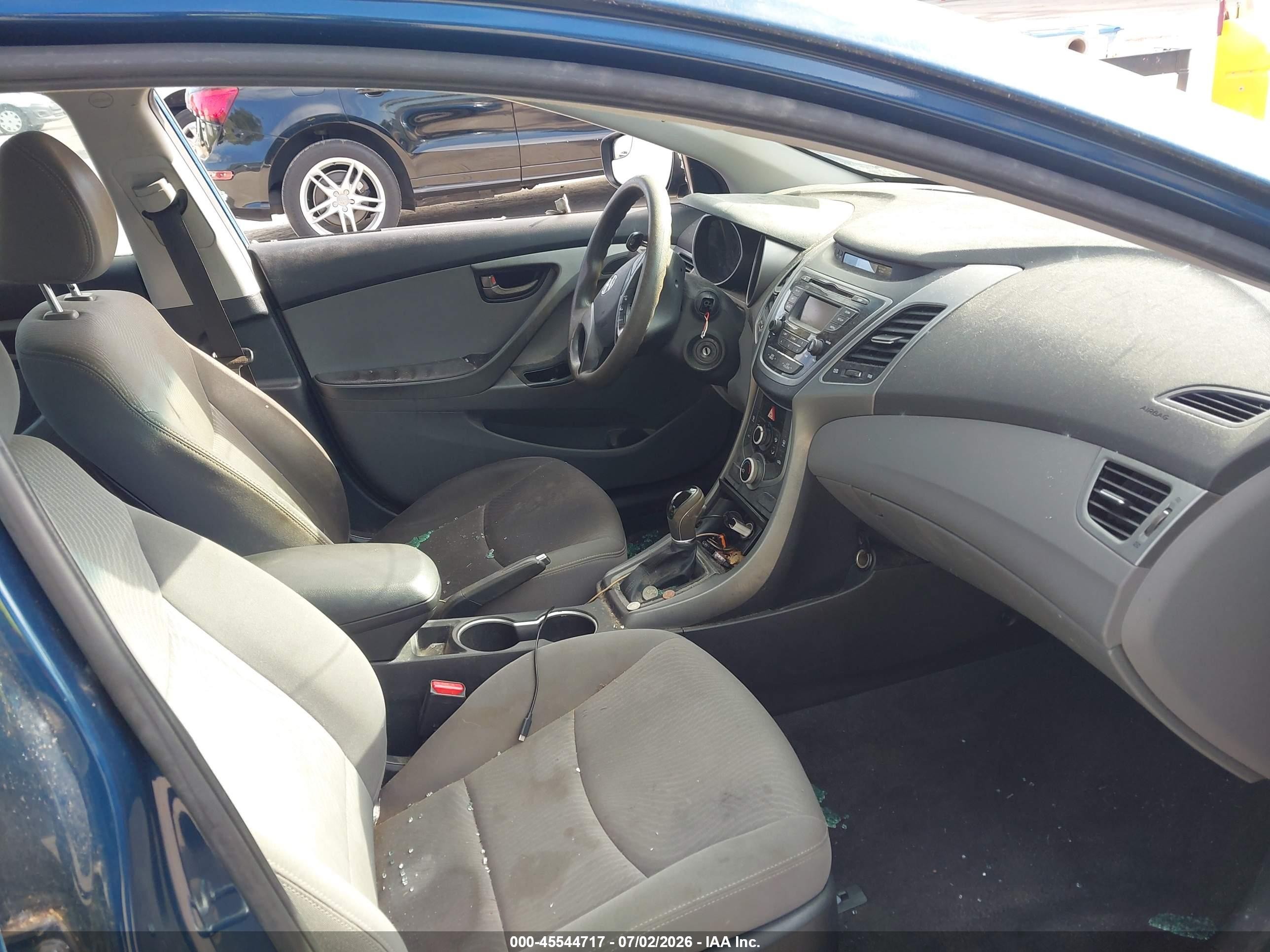 2014 Hyundai Elantra Se Blue vin: KMHDH4AE0EU201209