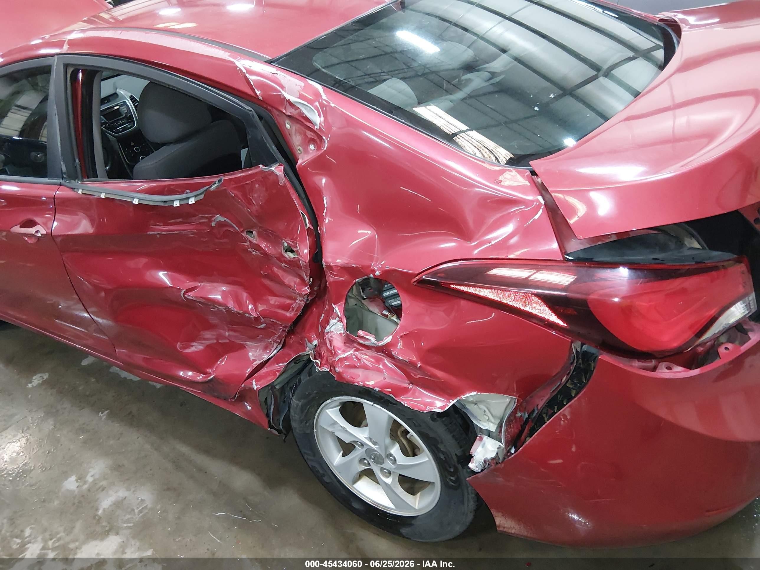 2014 Hyundai Elantra Se Красный vin: KMHDH4AE0EU206698