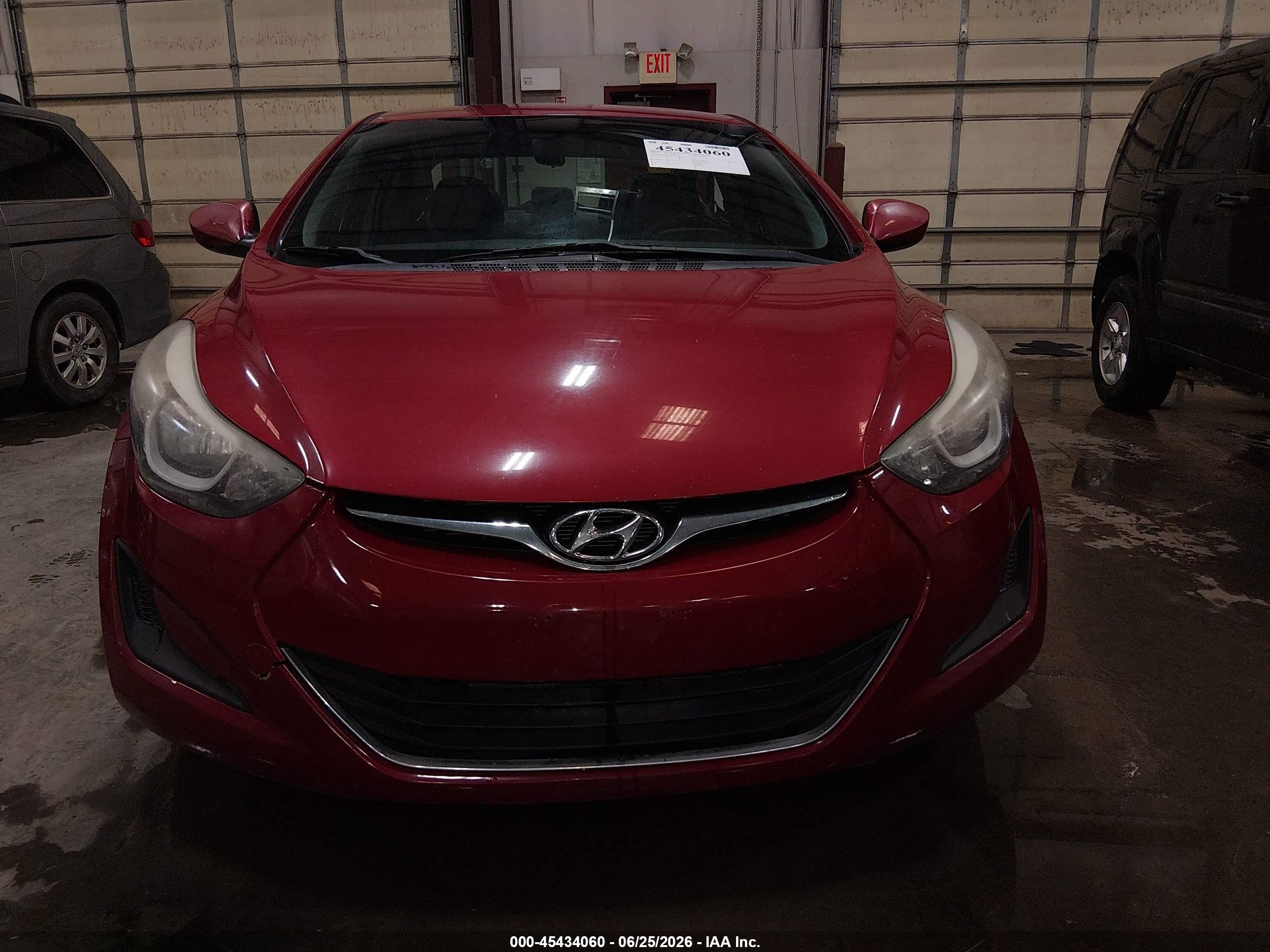 2014 Hyundai Elantra Se Красный vin: KMHDH4AE0EU206698
