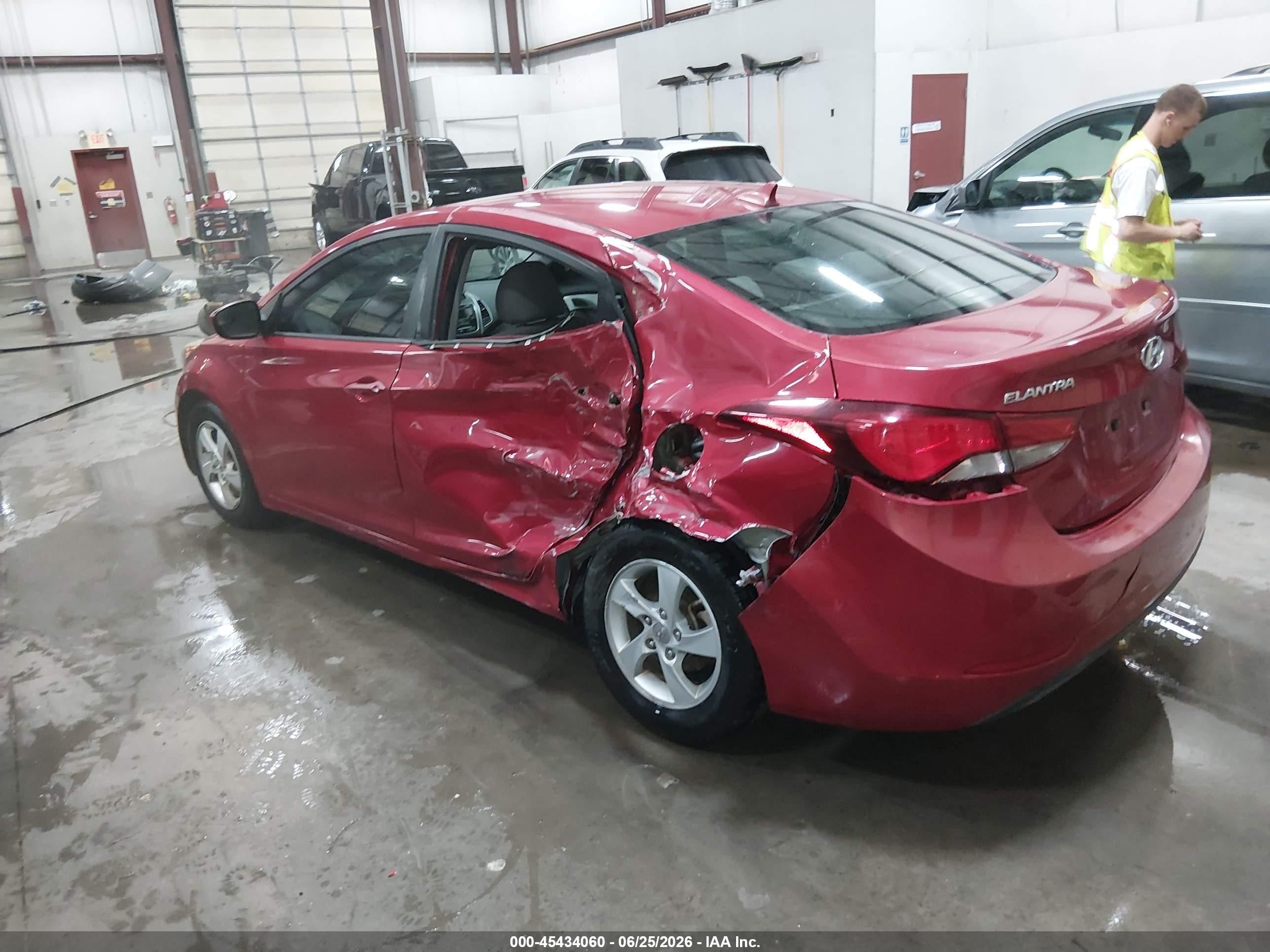 2014 Hyundai Elantra Se Красный vin: KMHDH4AE0EU206698