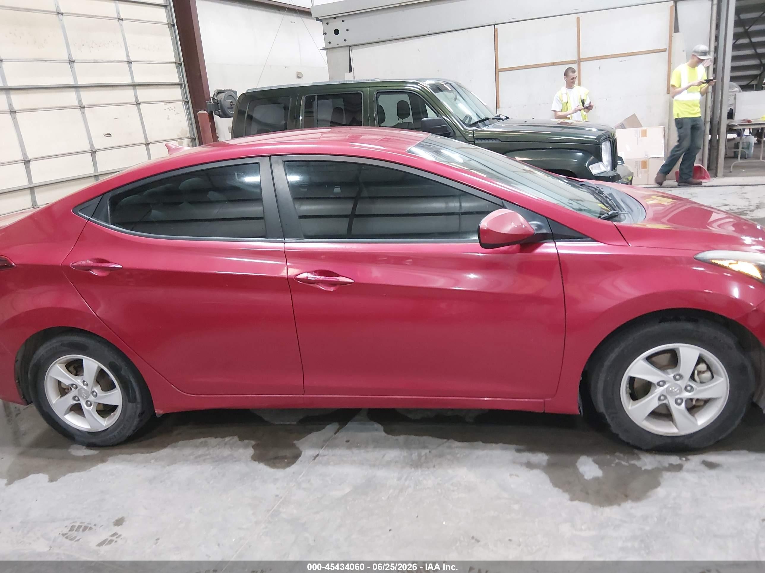 2014 Hyundai Elantra Se Красный vin: KMHDH4AE0EU206698
