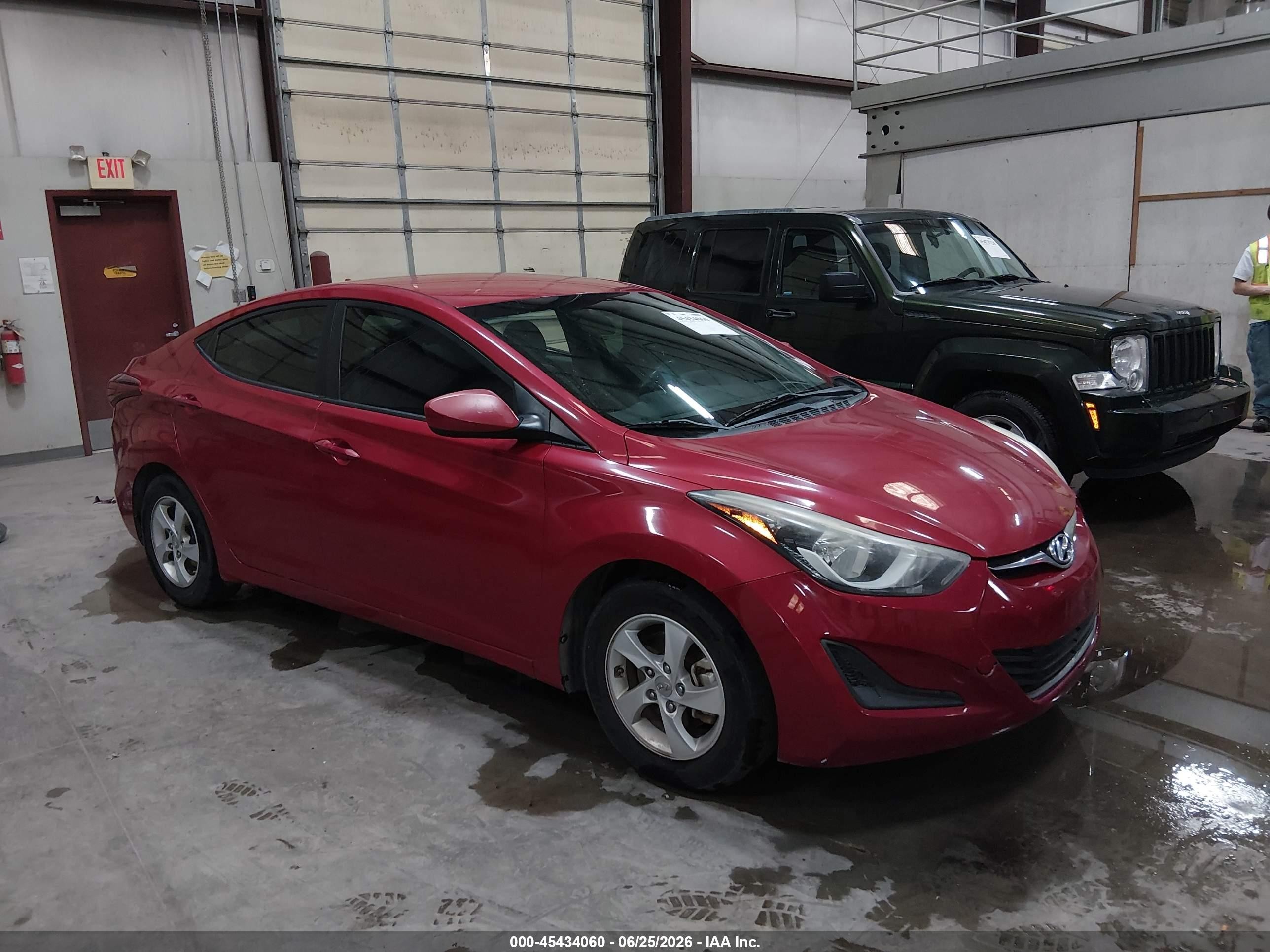 2014 Hyundai Elantra Se Красный vin: KMHDH4AE0EU206698