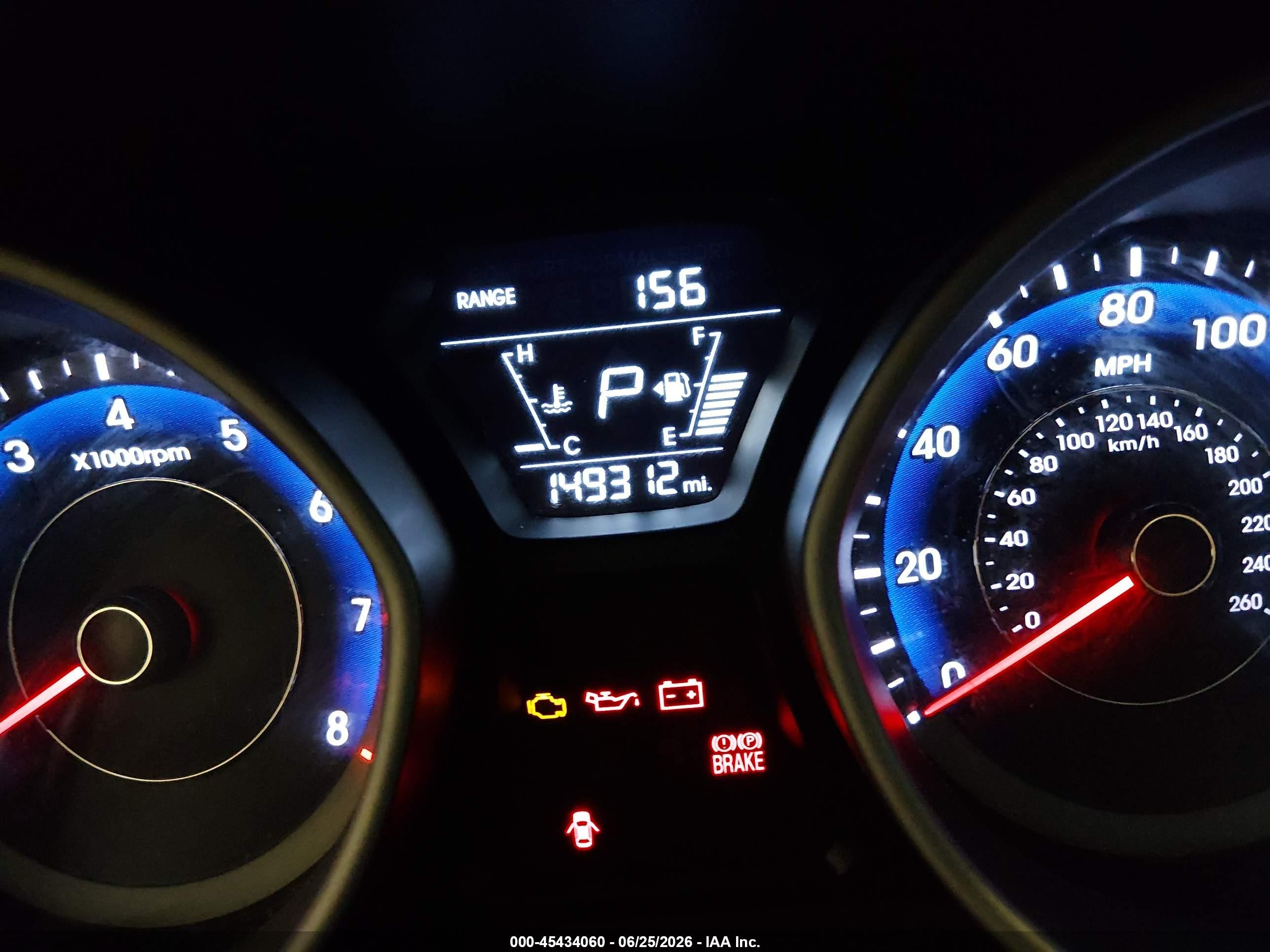 2014 Hyundai Elantra Se Красный vin: KMHDH4AE0EU206698
