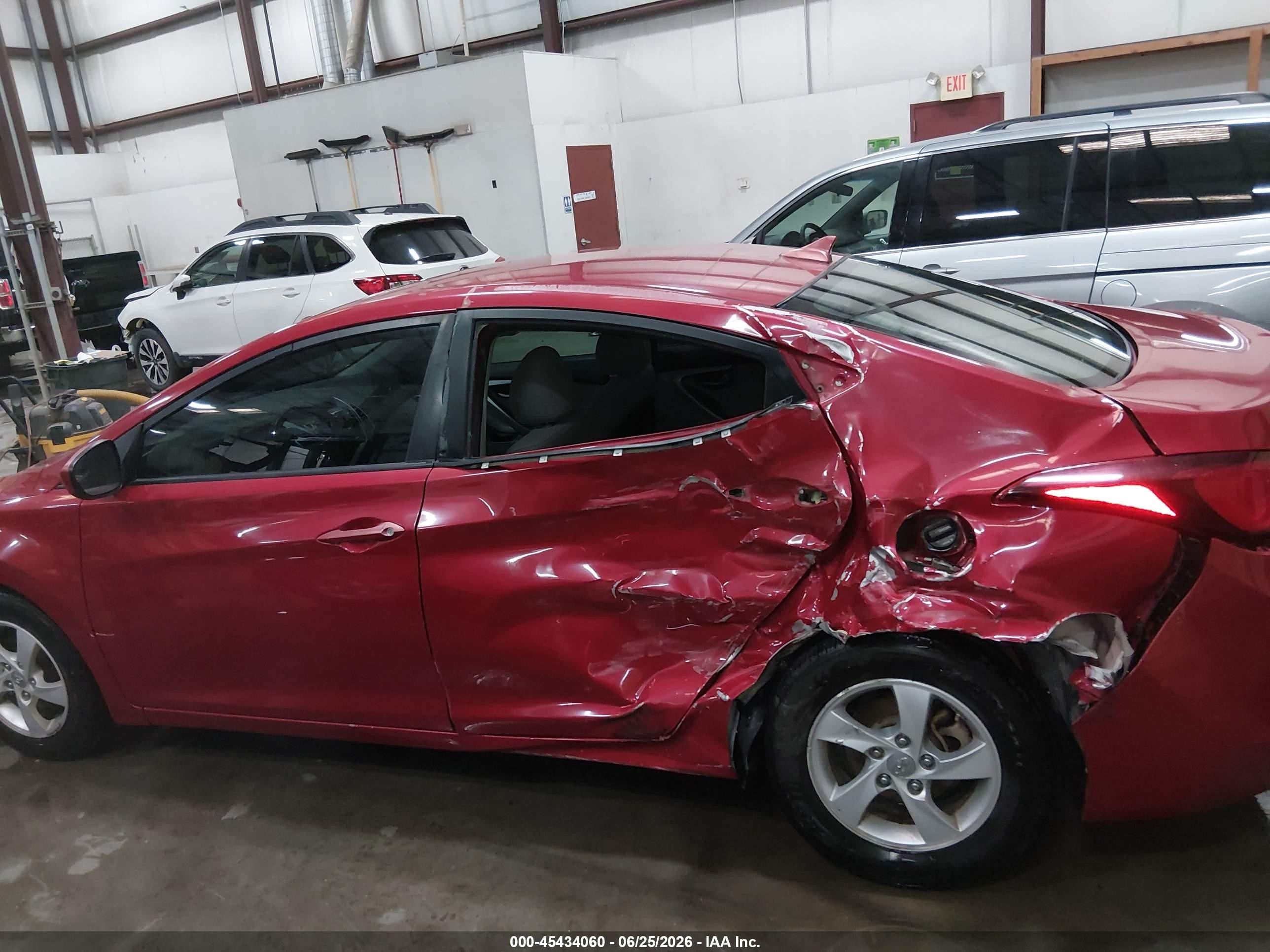 2014 Hyundai Elantra Se Красный vin: KMHDH4AE0EU206698