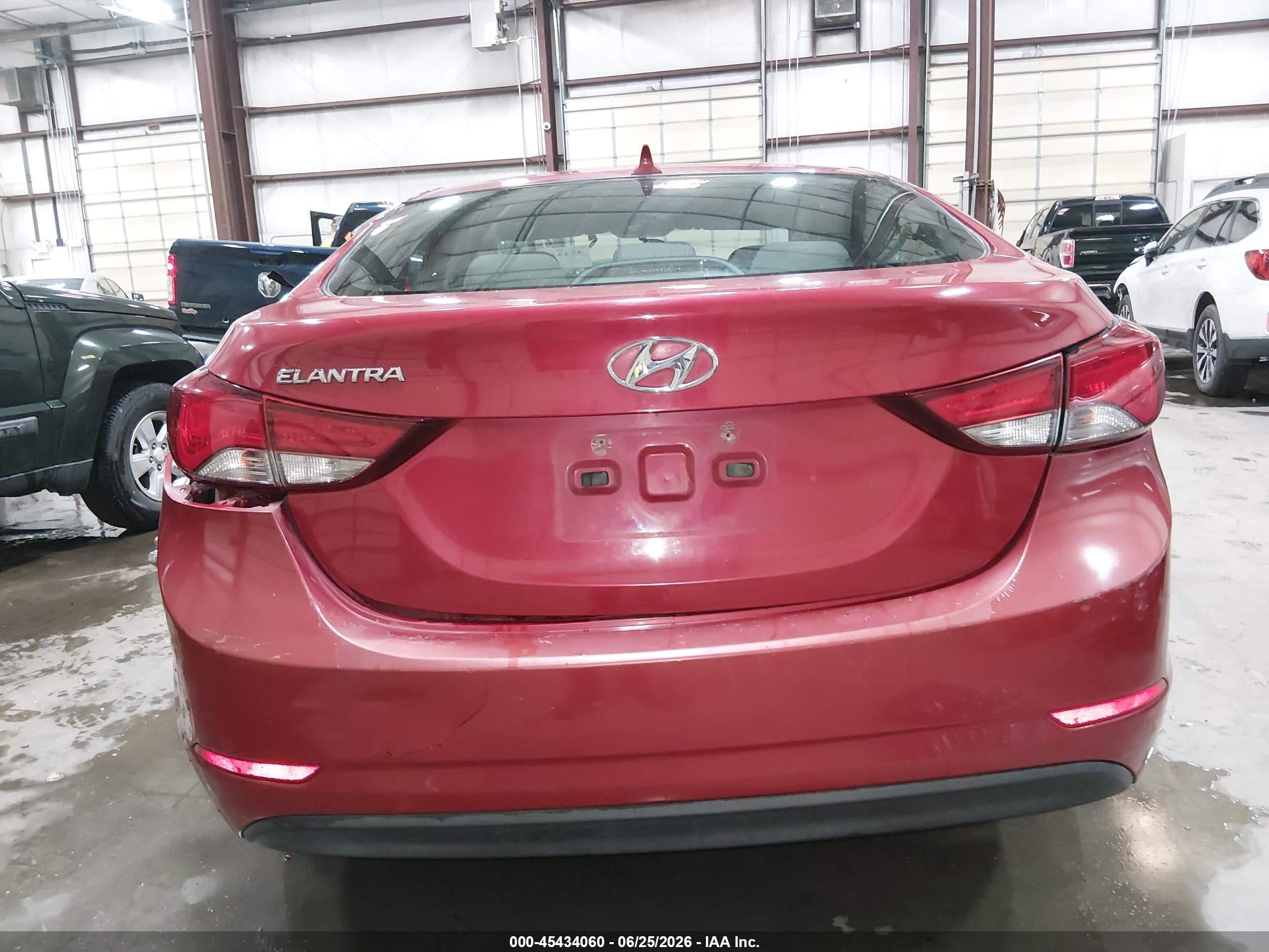 2014 Hyundai Elantra Se Красный vin: KMHDH4AE0EU206698